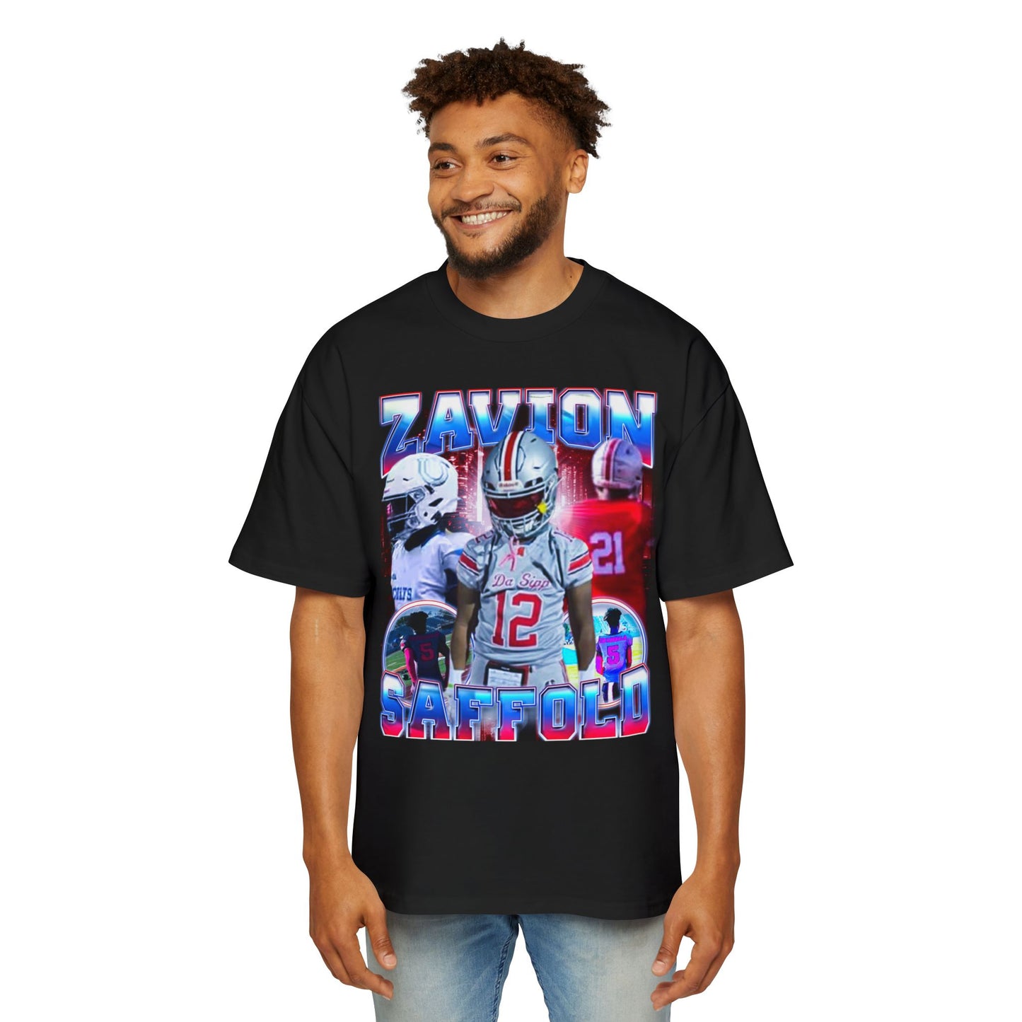 Zavion Saffold Oversized Retro Tee