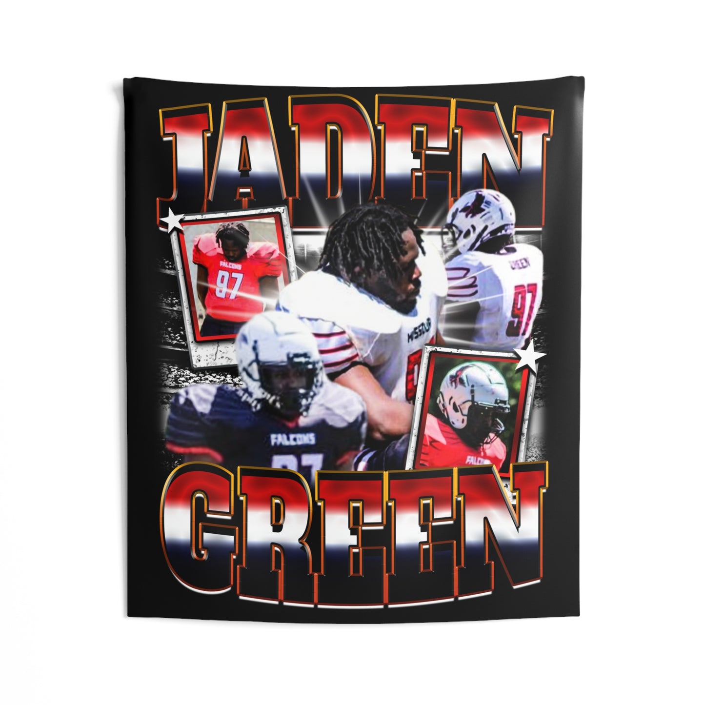 Jaden Green Tapestry 50” x 60”