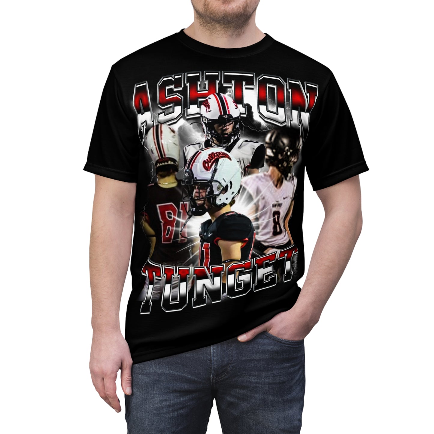 Ashton Tunget Vintage Full Print Tee