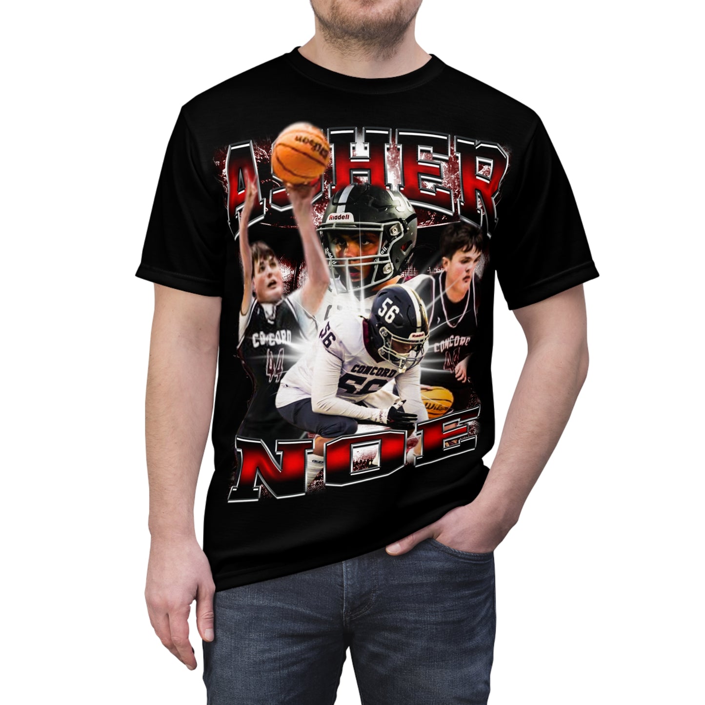 Asher Noe Vintage Full Print Tee