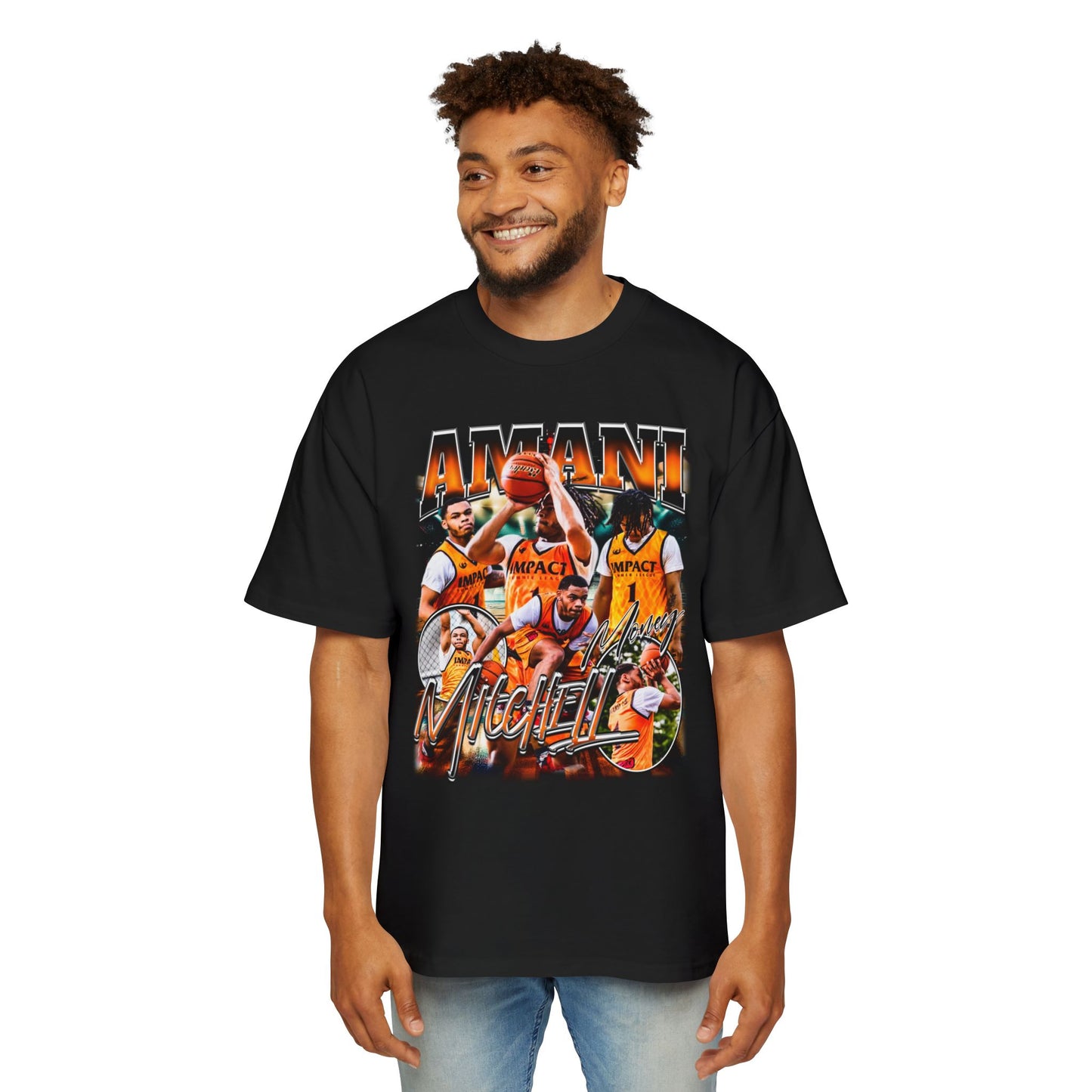 Amani Mitchell Oversized Retro Tee