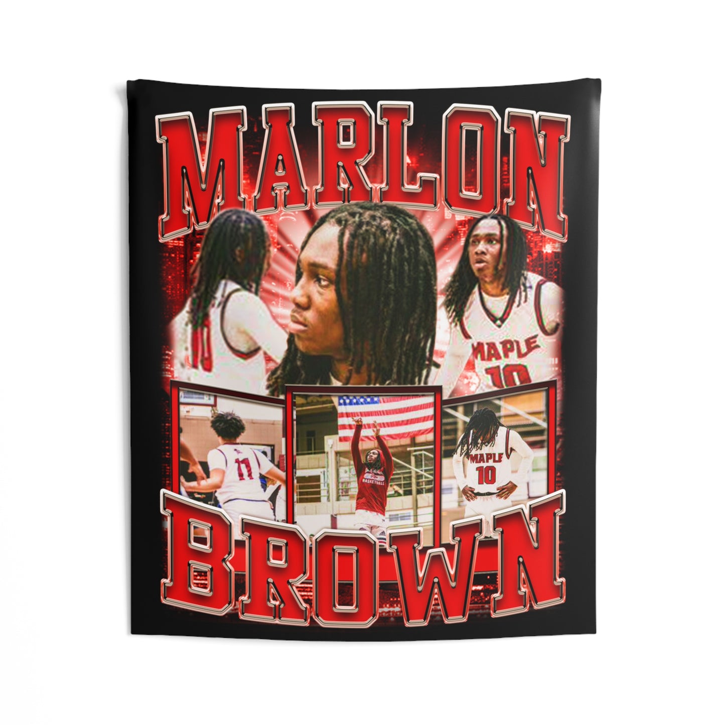 Marlon Brown Tapestry 50” x 60”