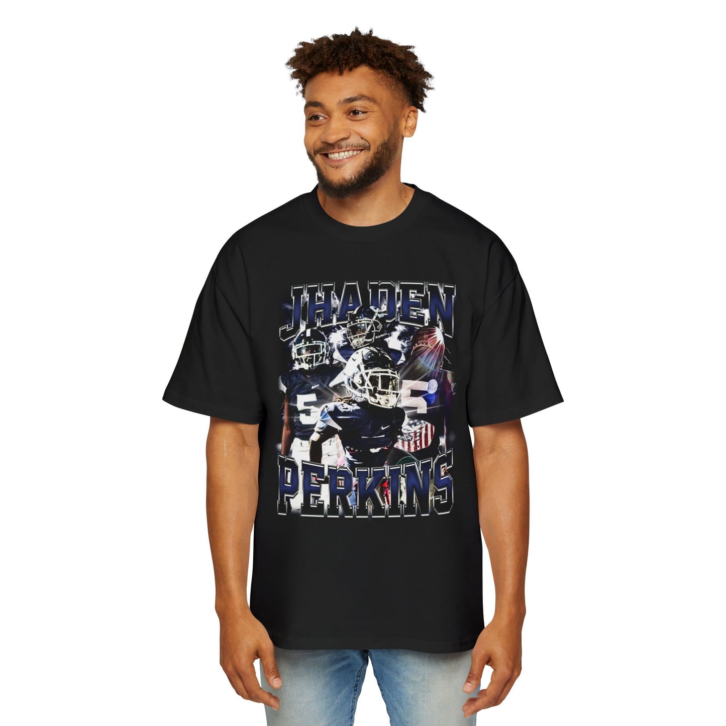Jhaden Perkins Oversized Retro Tee