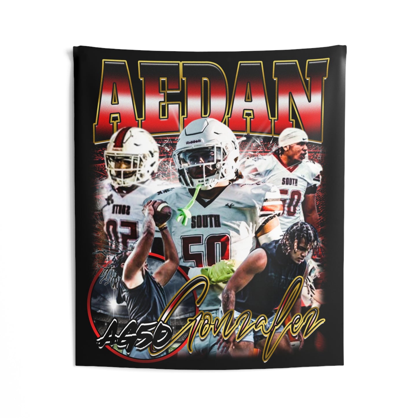 Aedan Gonzalez Tapestry 50” x 60”