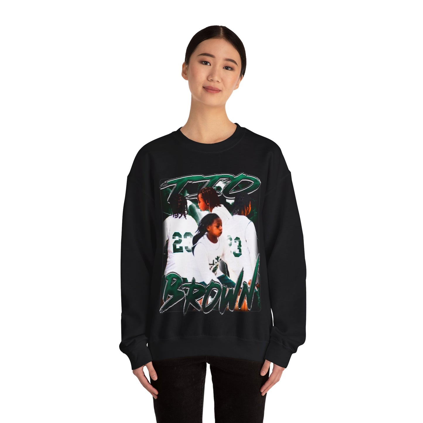 Tio Brown Crewneck Sweatshirt