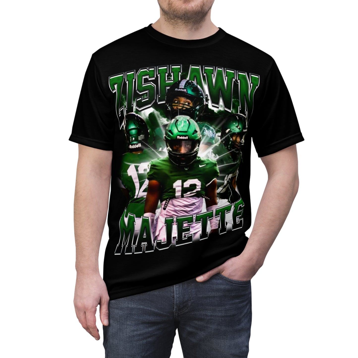 Zishawn Majette Vintage Full Print Tee