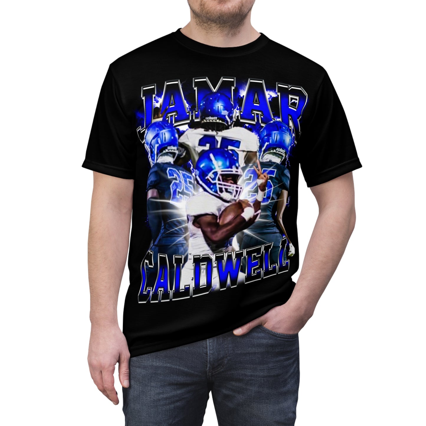 Jamar Caldwell Vintage Full Print Tee