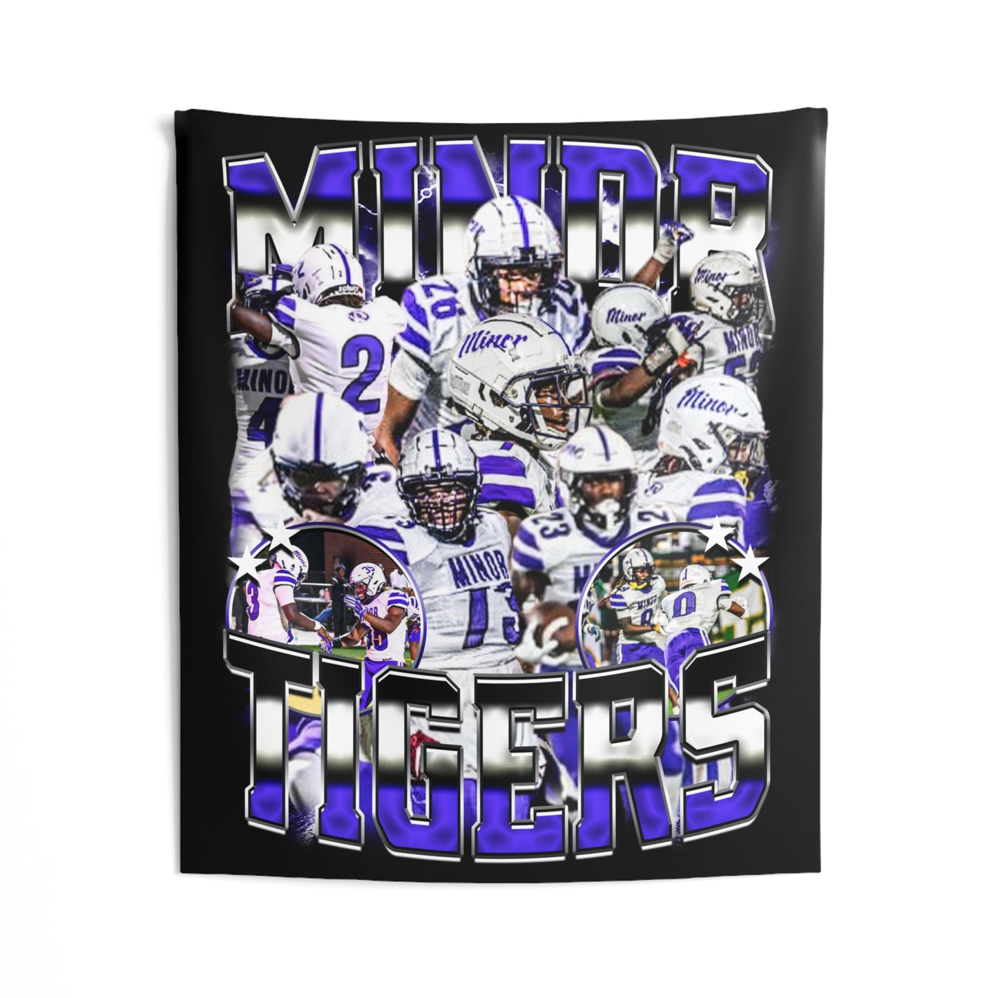 Minor Tigers Tapestry 50” x 60”