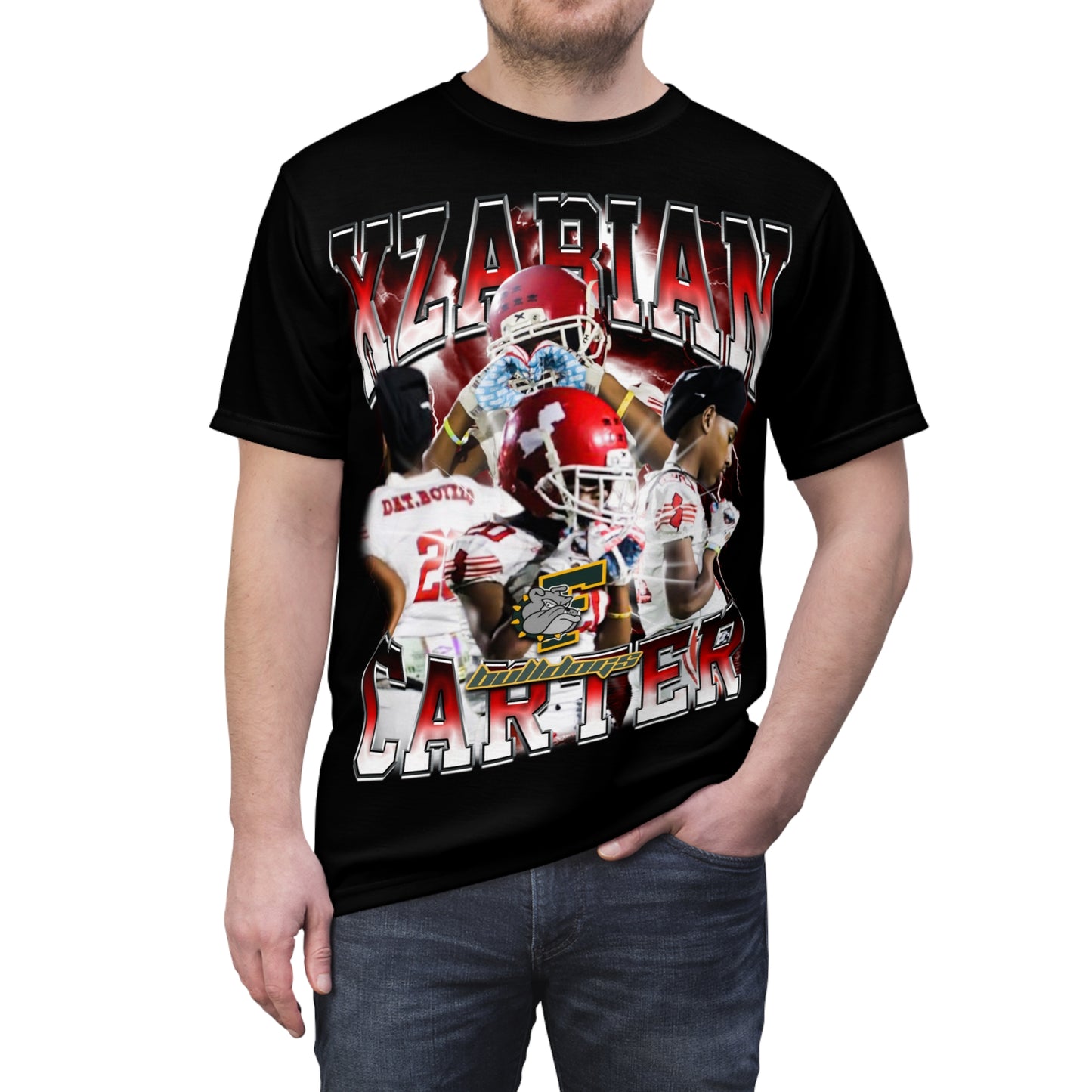 Xzabian Carter Vintage Full Print Tee