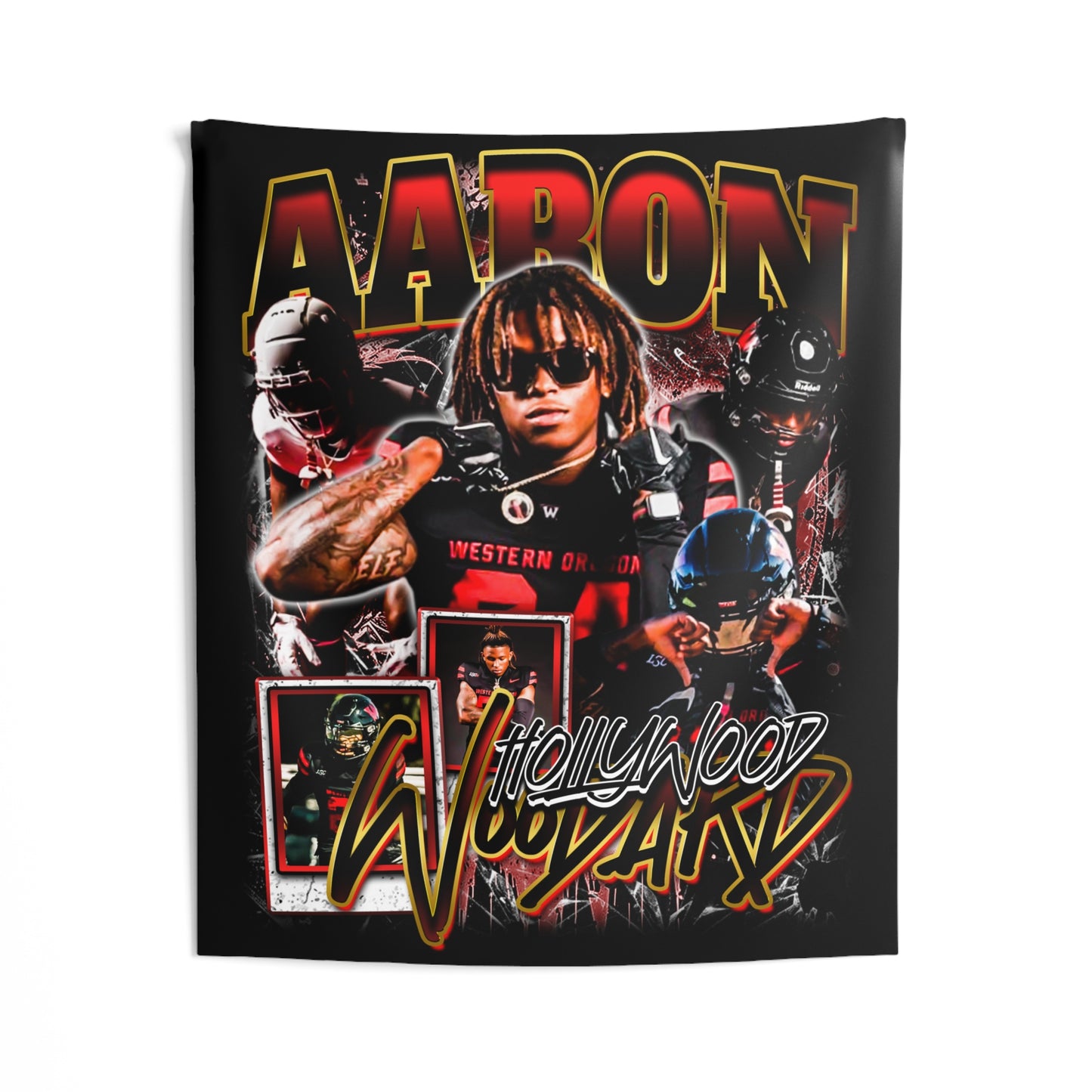 Aaron Woodard Tapestry 50” x 60”