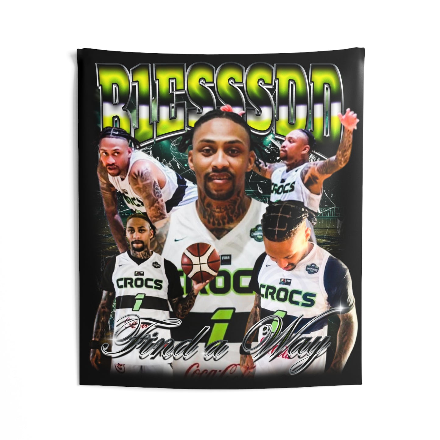 B1esssdd Tapestry 50” x 60”