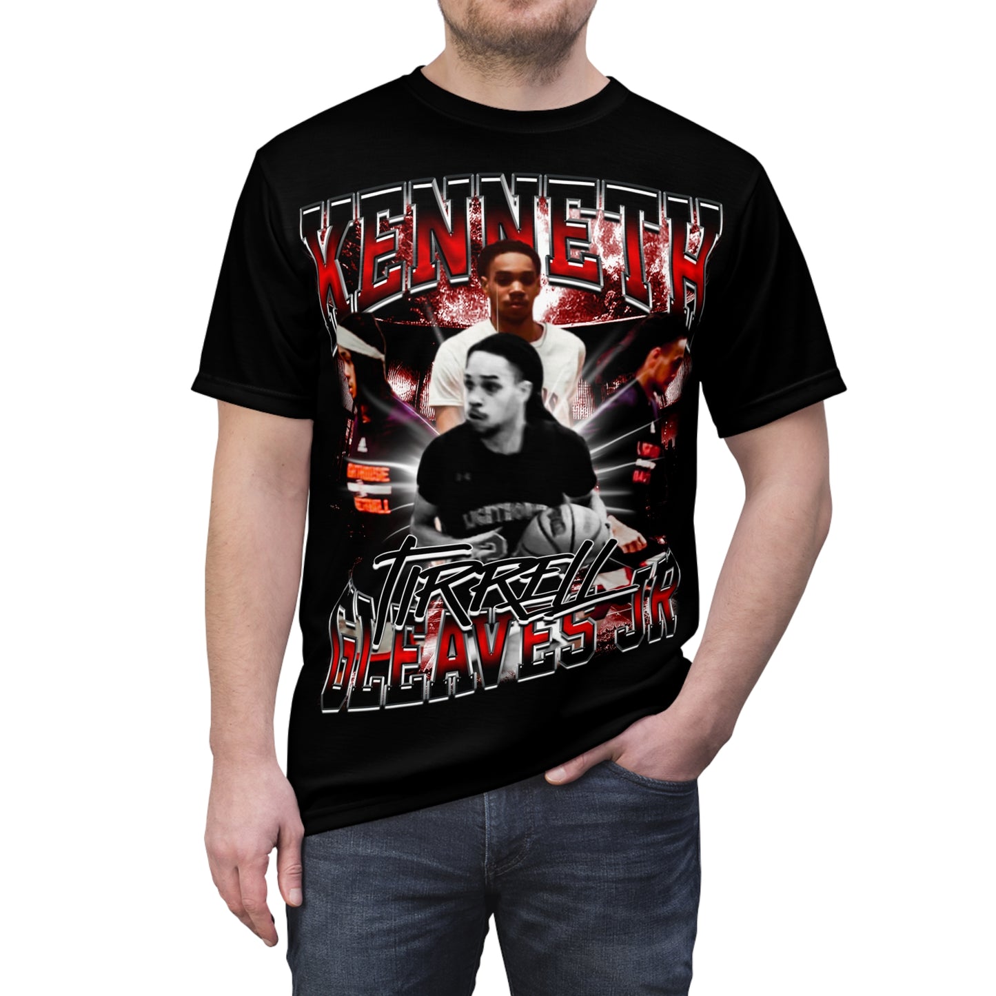 Kenneth Tirrell Gleaves Jr Vintage Full Print Tee