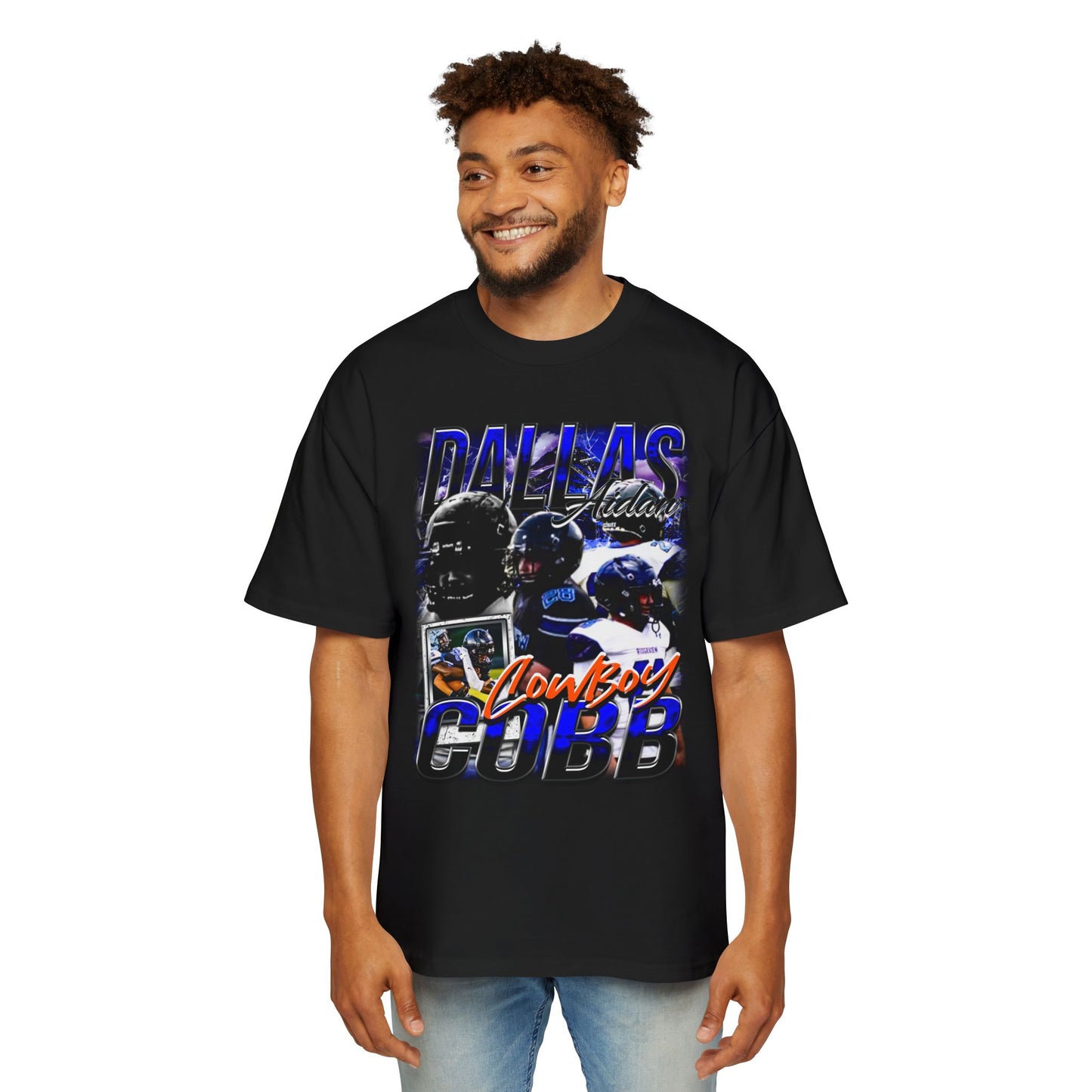 Dallas Aidan Cobb Oversized Retro Tee