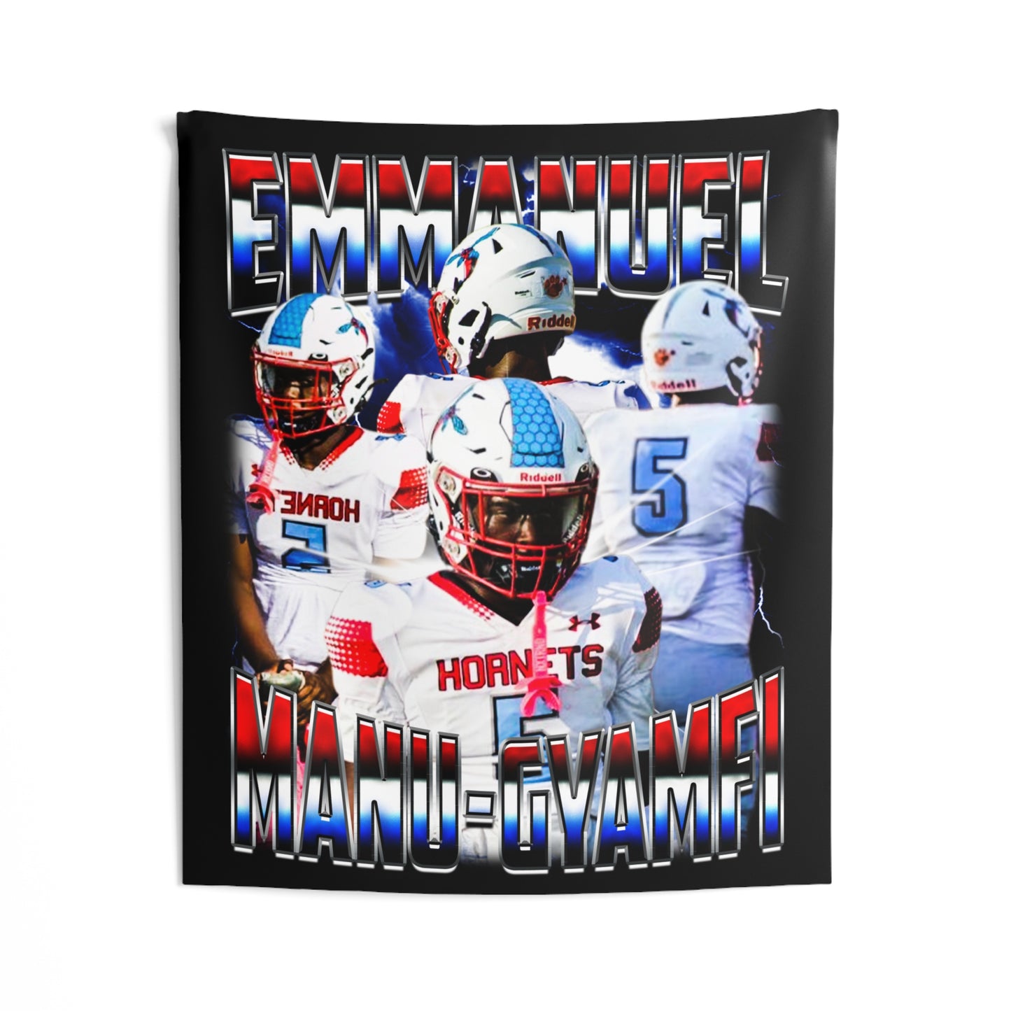 Emmanuel Manu Gyamfl Tapestry 50” x 60”