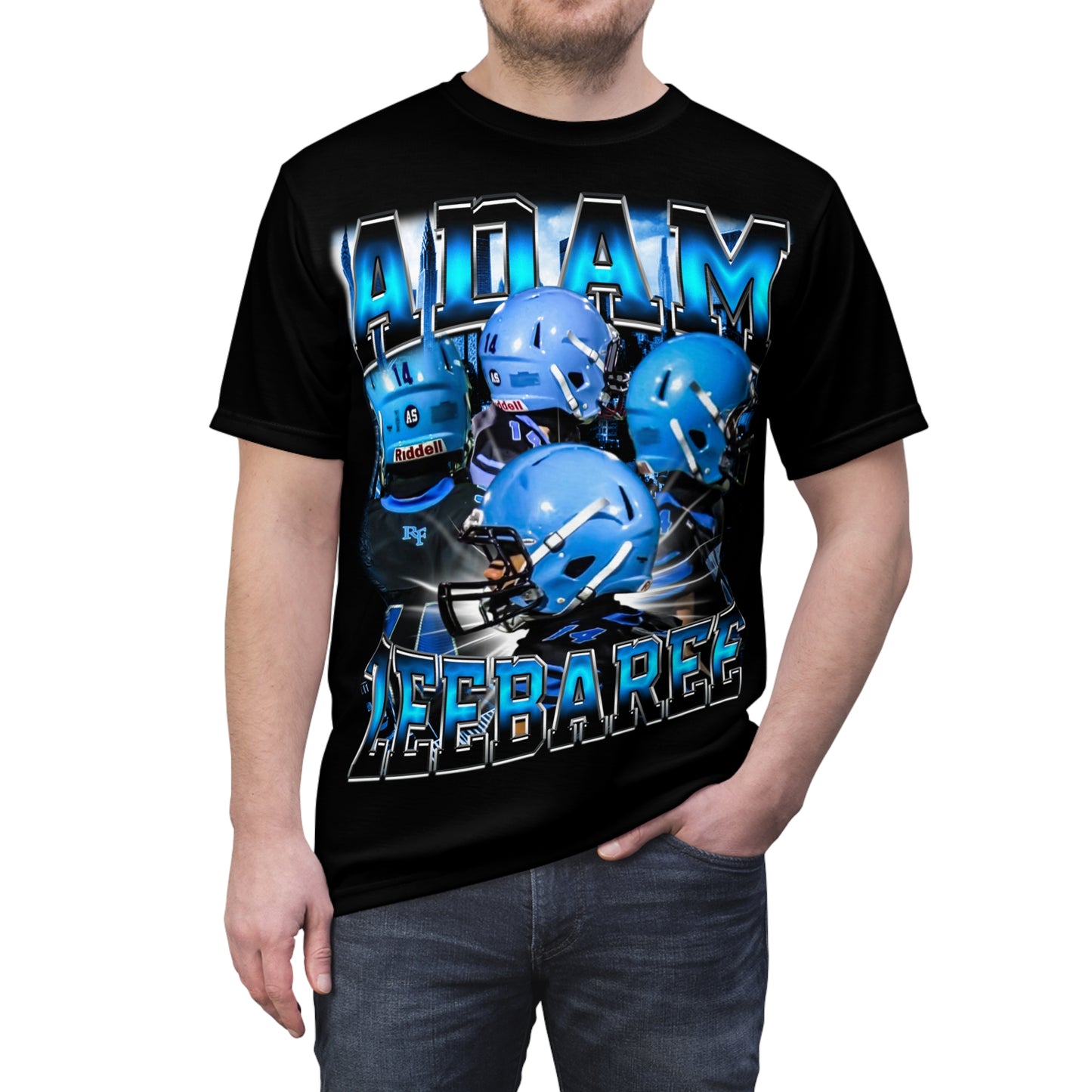 Adam Zeebaree Vintage Full Print Tee