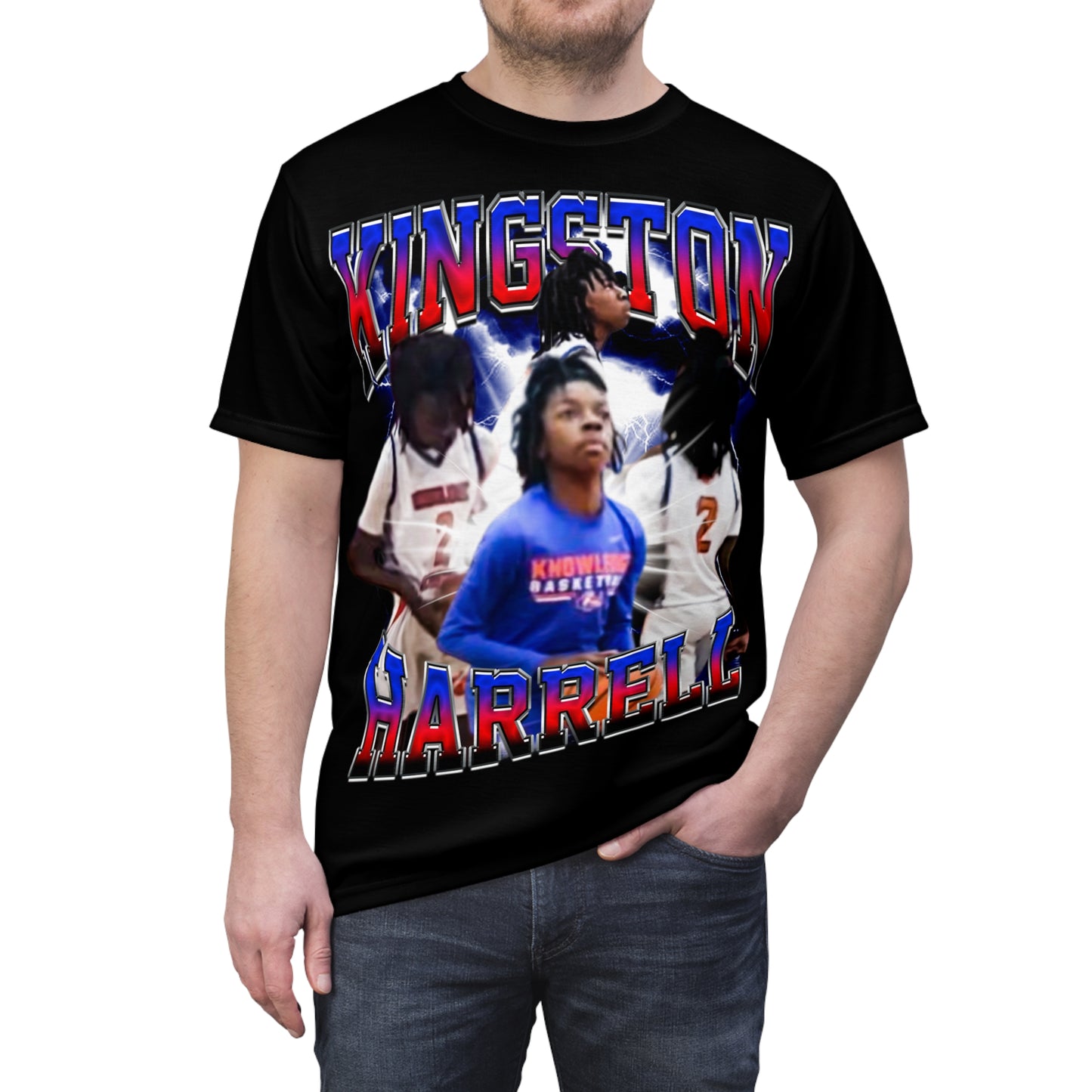 Kingston Harrell Vintage Full Print Tee