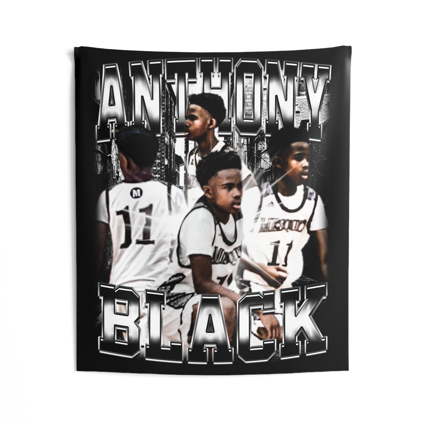 Anthony Black Tapestry 50” x 60”