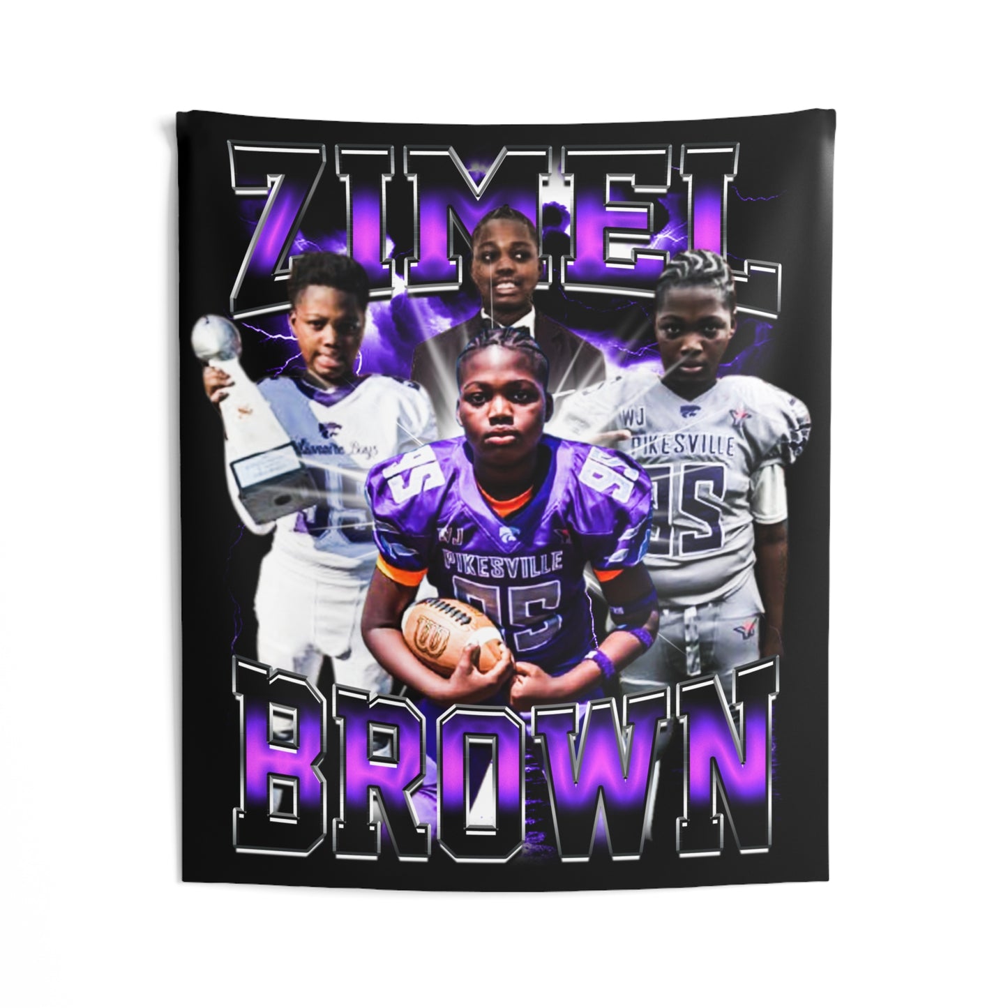 Zimel Brown Tapestry 50” x 60”
