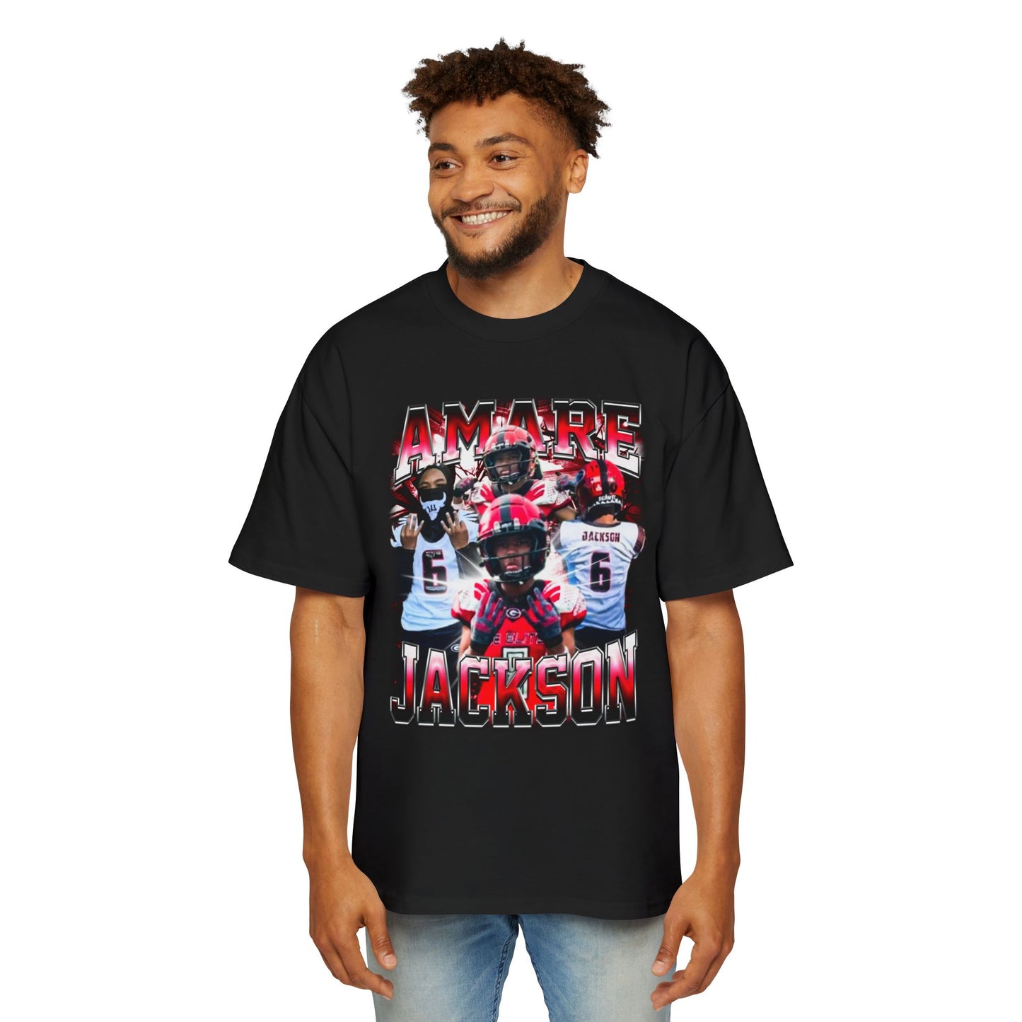 Amare Jackson Oversized Retro Tee