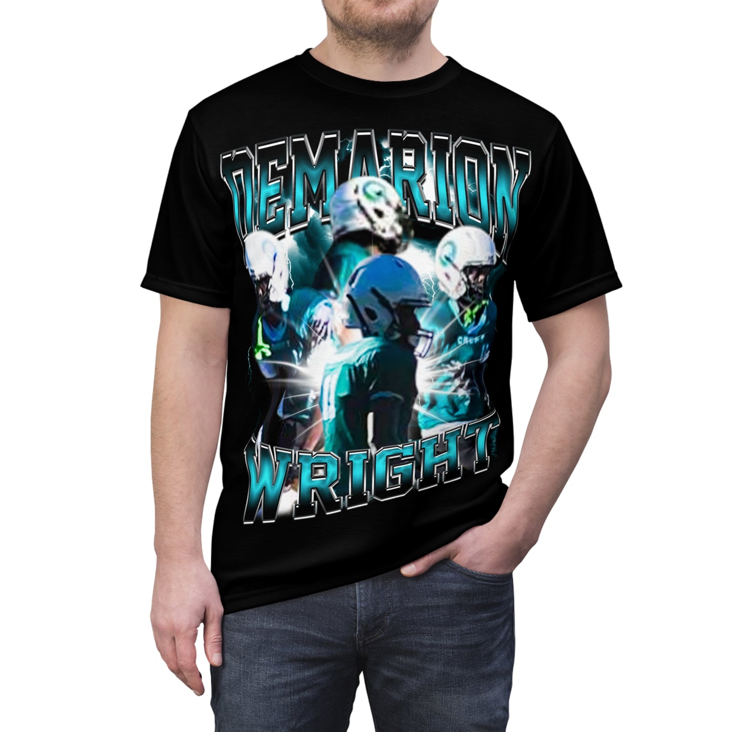 Demarion Wright Vintage Full Print Tee
