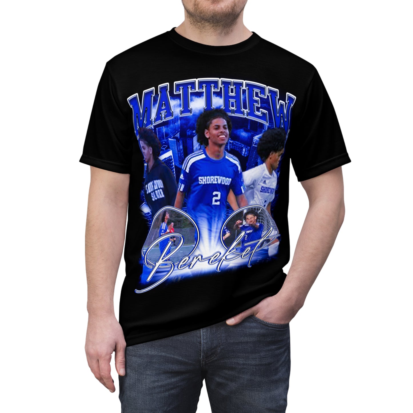 Matthew Bereket Vintage Full Print Tee