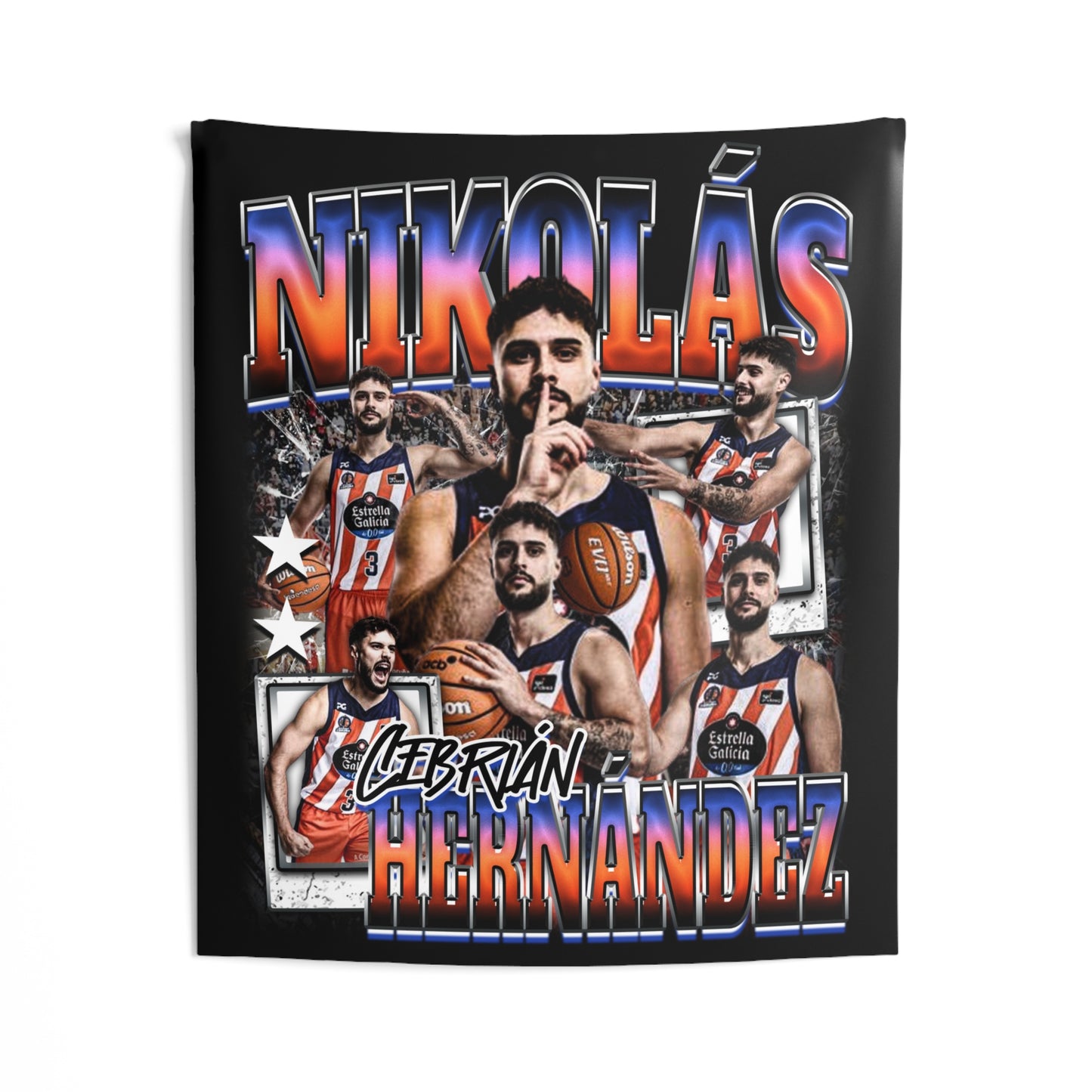 Nikolas Cebrian Hernandez Tapestry 50” x 60”