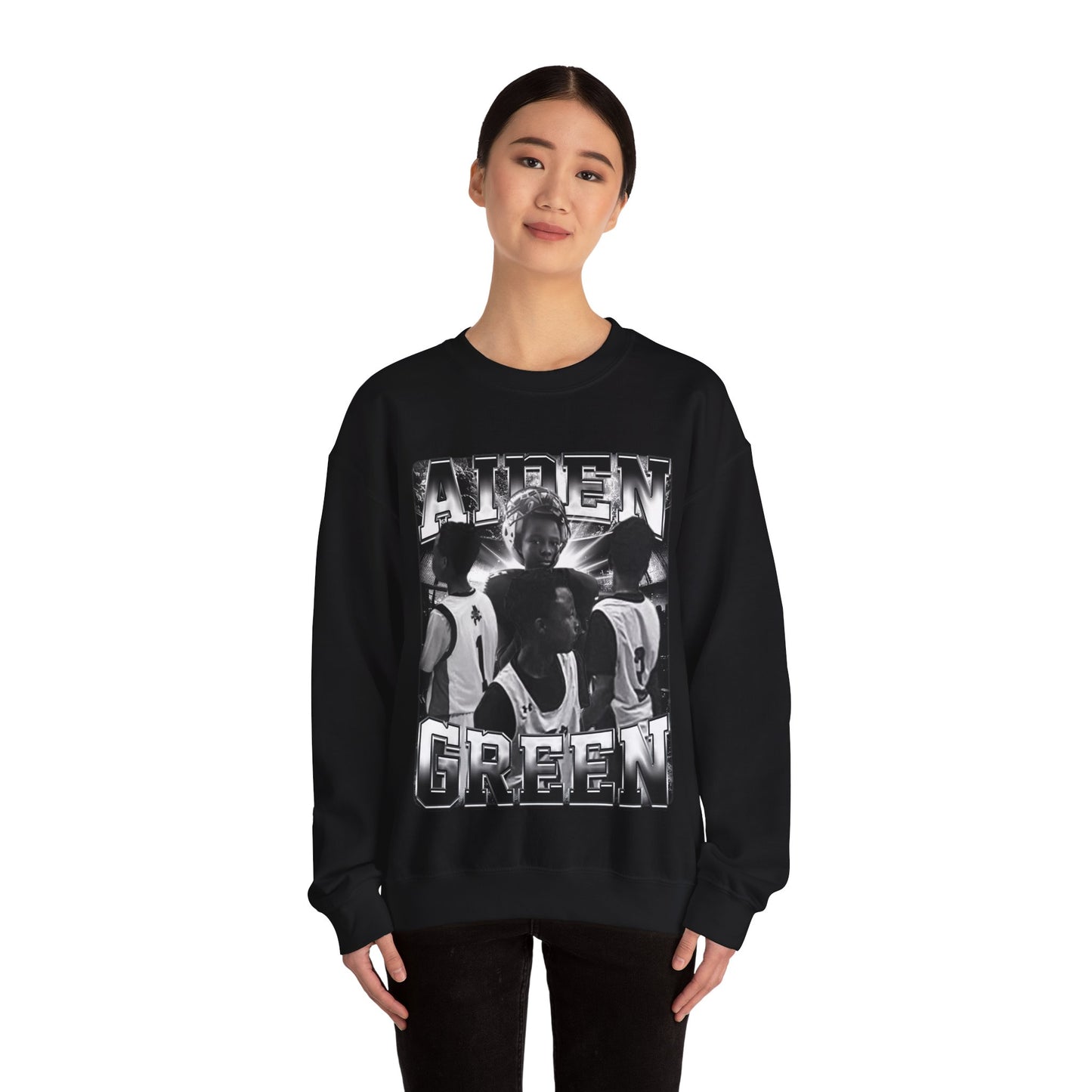 Aiden Green Crewneck Sweatshirt