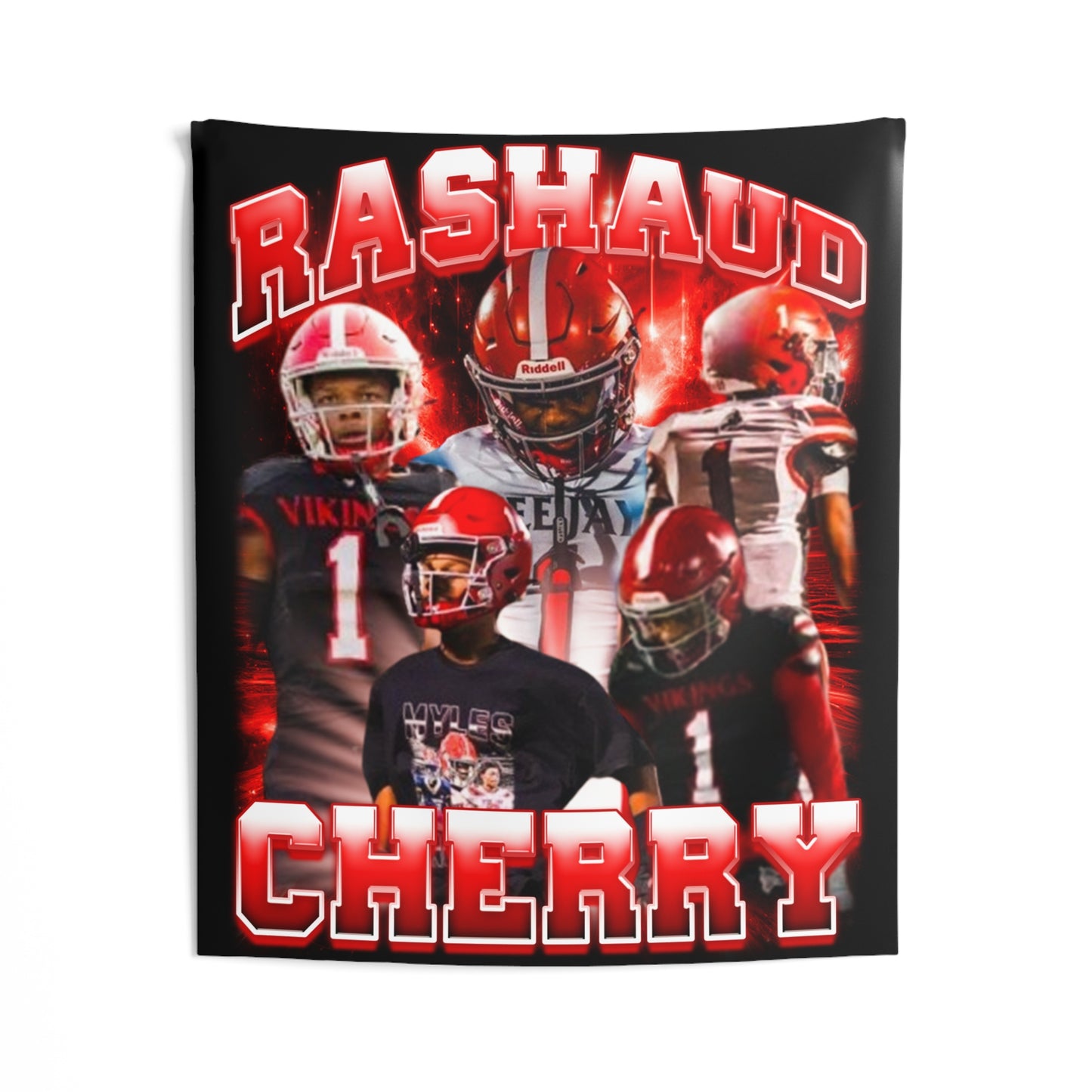 Rashaud Cherry Tapestry 50” x 60”