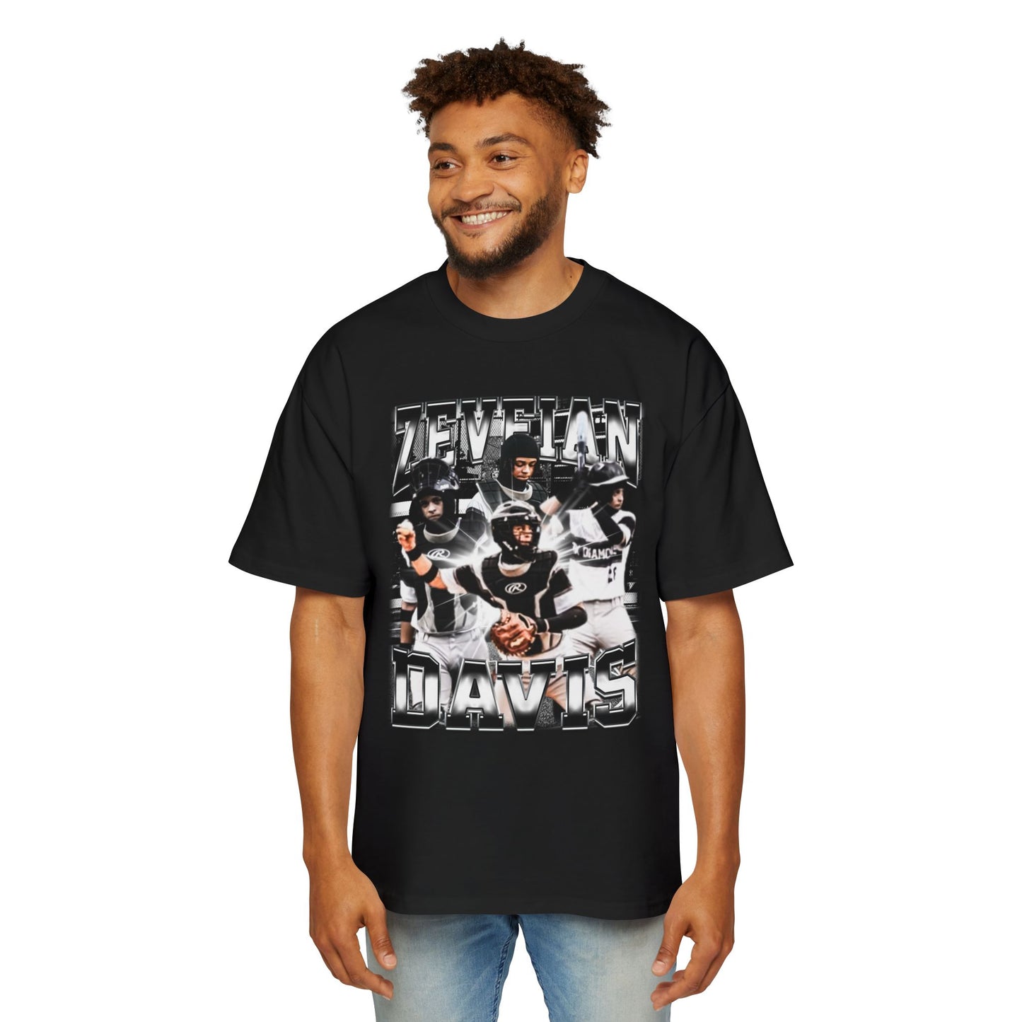 Zeveian Davis Oversized Retro Tee