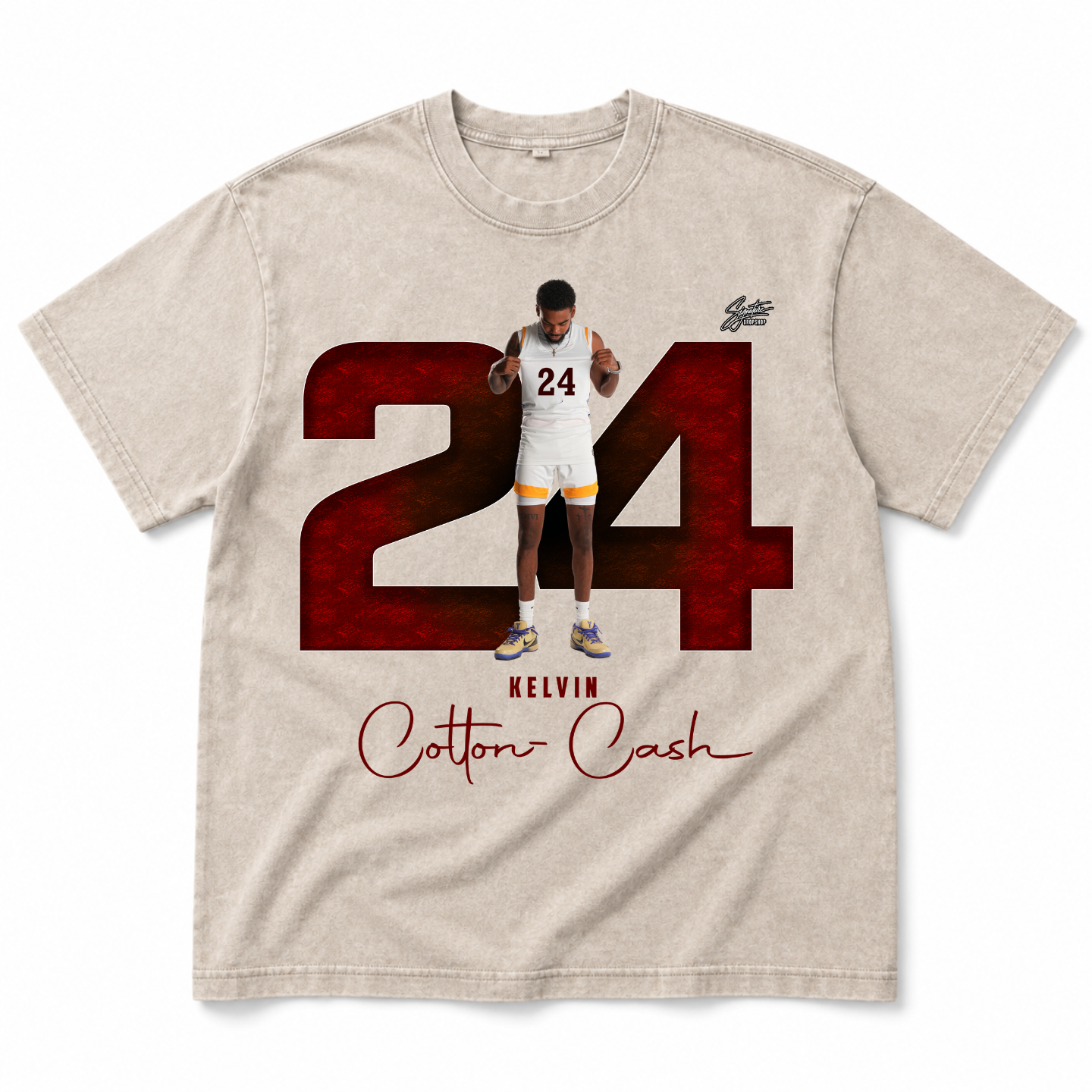Kelvin Cotton-Cash Oversize T-shirt