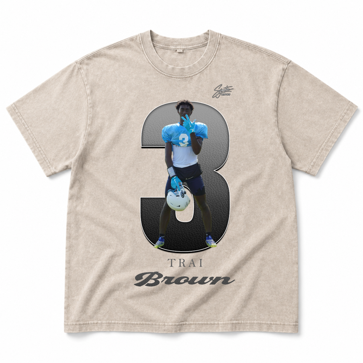 Trai Brown Oversize T-shirt