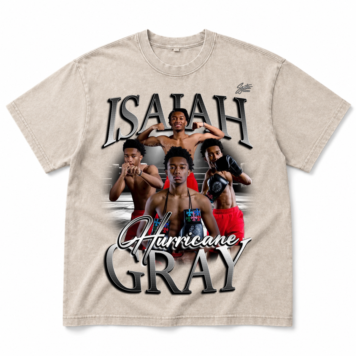 Isaiah Gray Oversize T-shirt