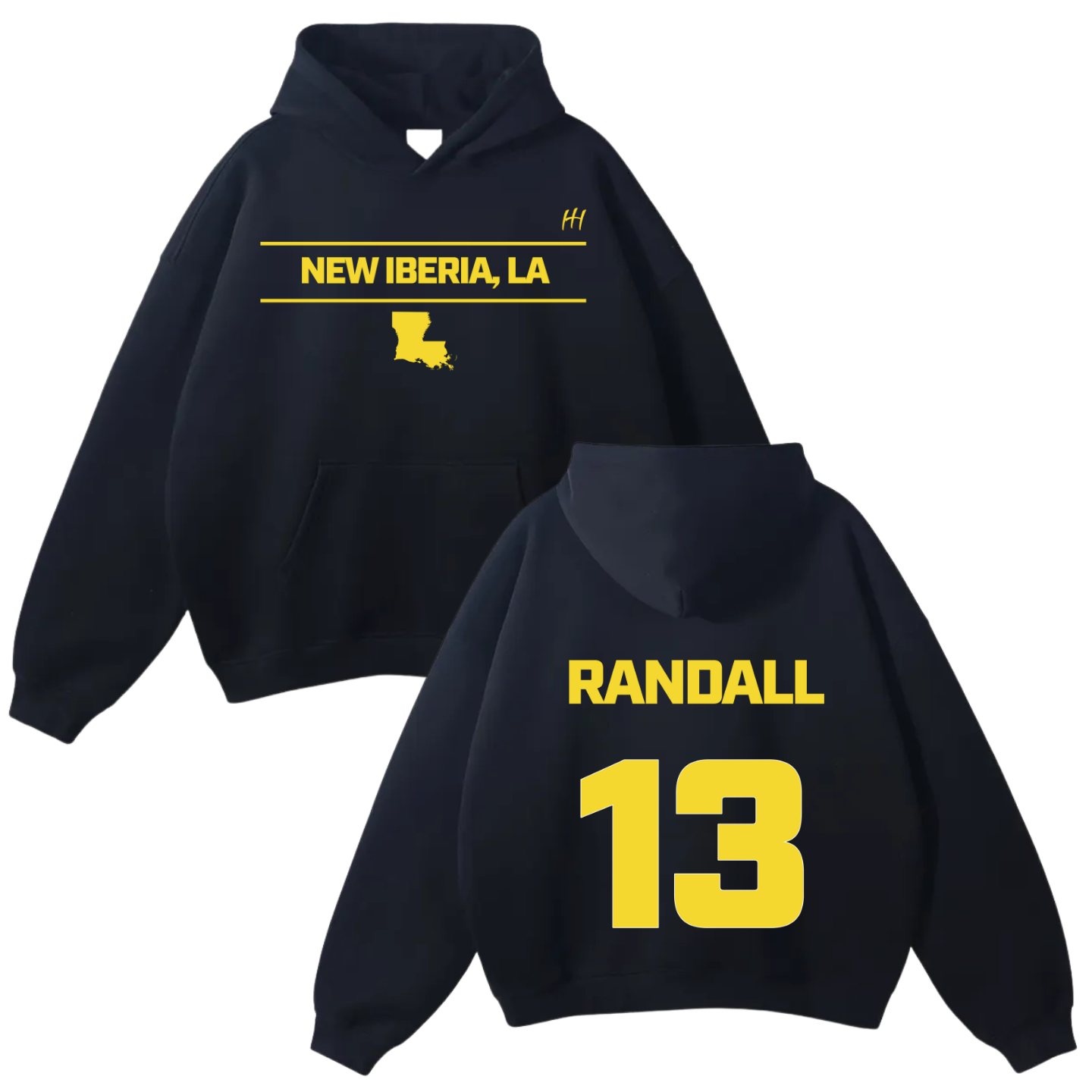 Wayne Randall Oversize Fleeced Hoodie