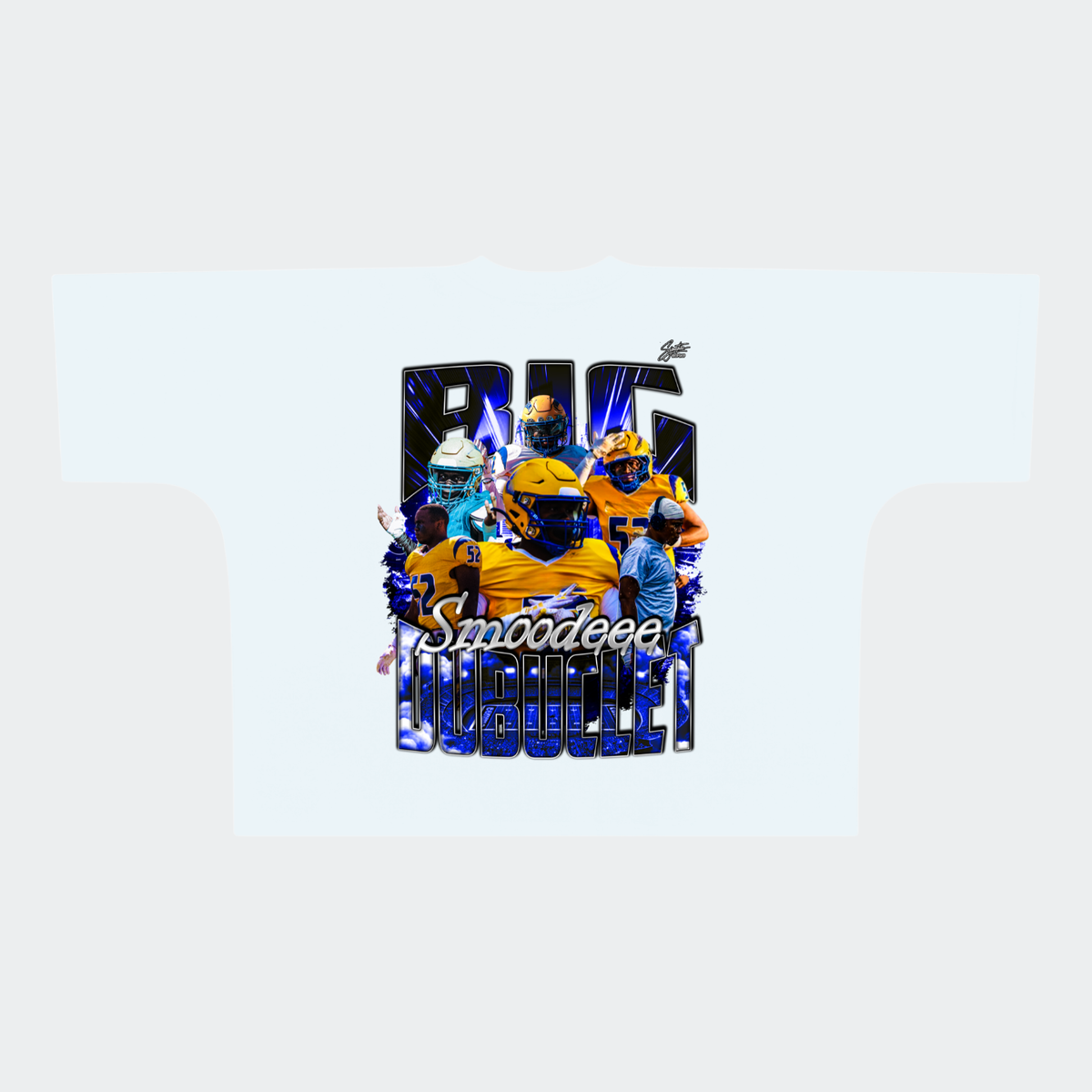 Big Smoodeee Dubuclet Premium Drop Shoulder/Boxy Tee