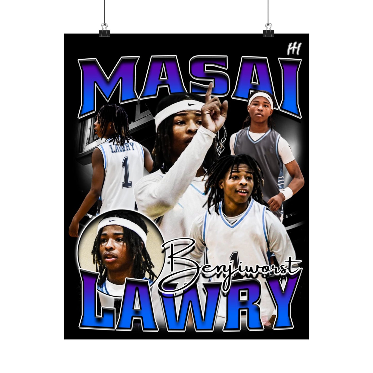 Masai Lawry Poster - 16″ x 20″