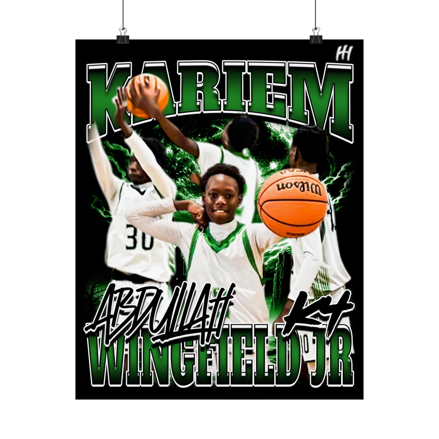 Kariem Abdullah Wingfield jr Poster - 16″ x 20″