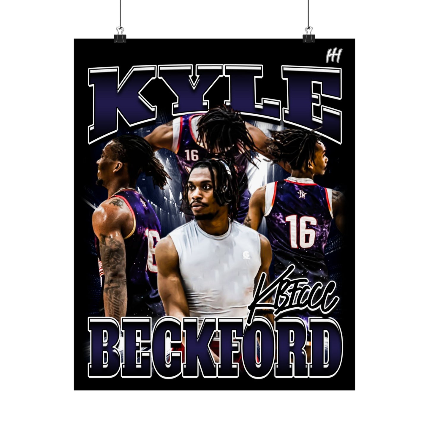 Kyle Beckford Poster - 16″ x 20″