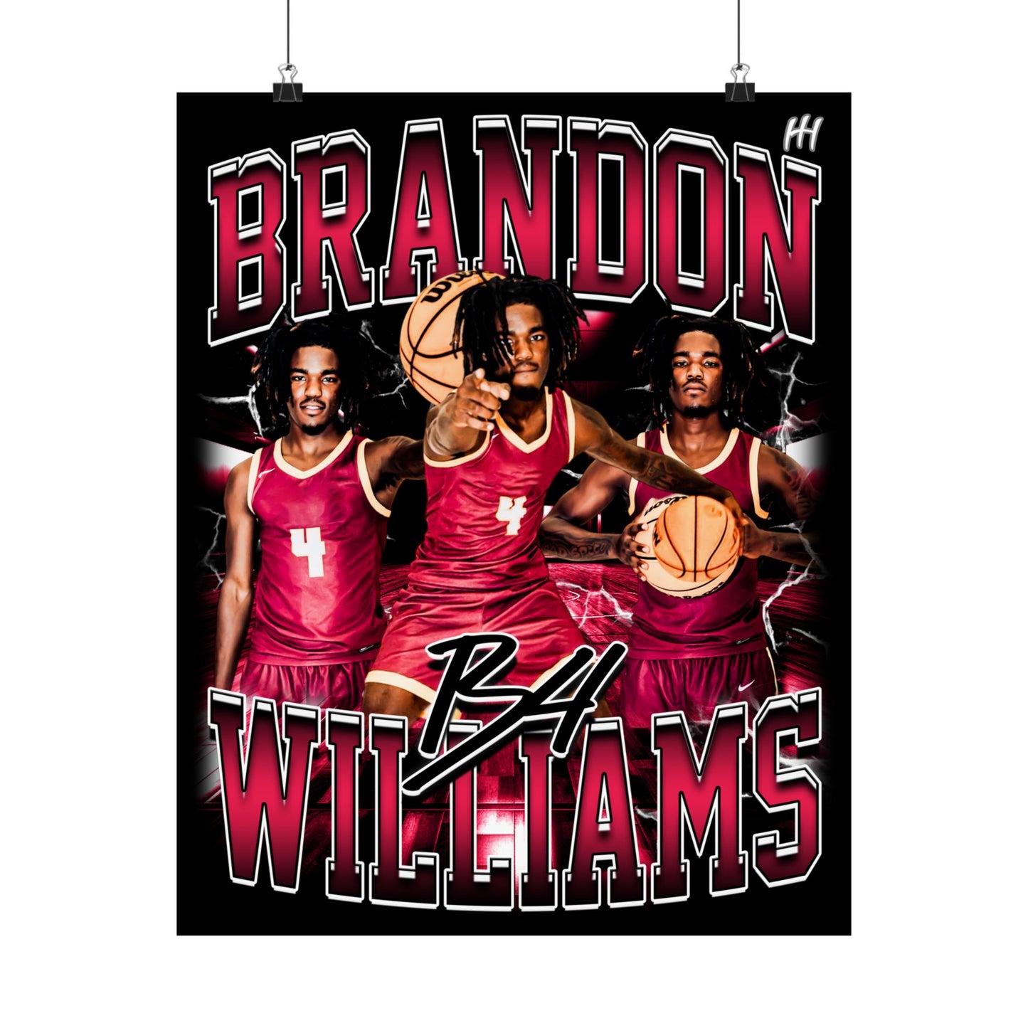 Brandon Williams Poster - 16″ x 20″
