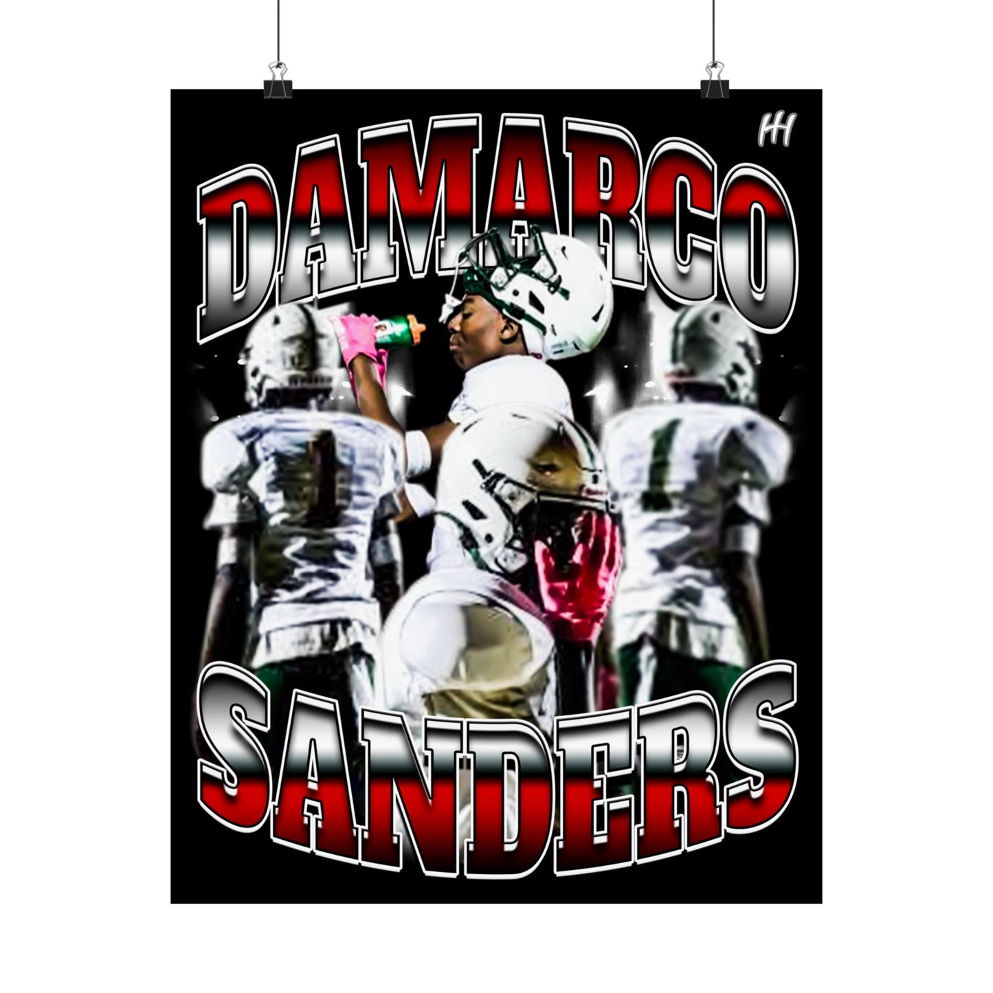 Damarco Sanders Poster - 16″ x 20″