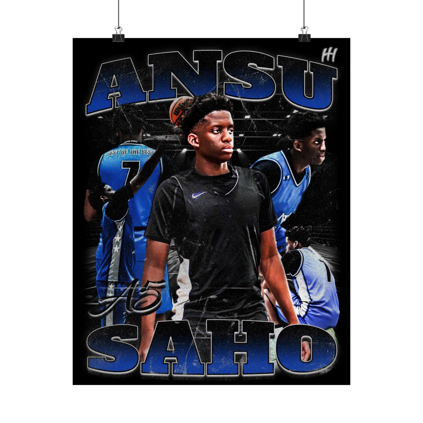 Ansu Saho Poster - 16″ x 20″