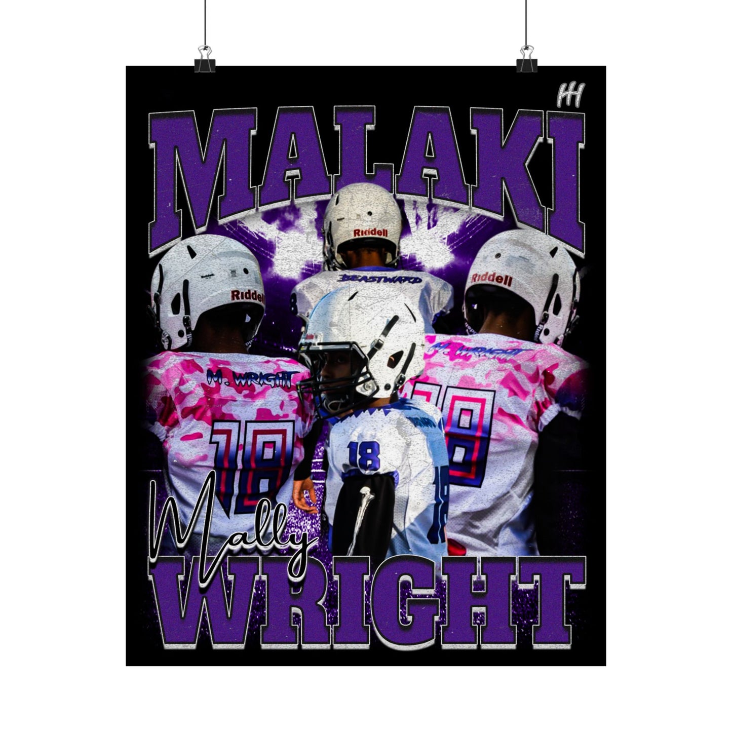 Malaki Wright Poster - 16″ x 20″