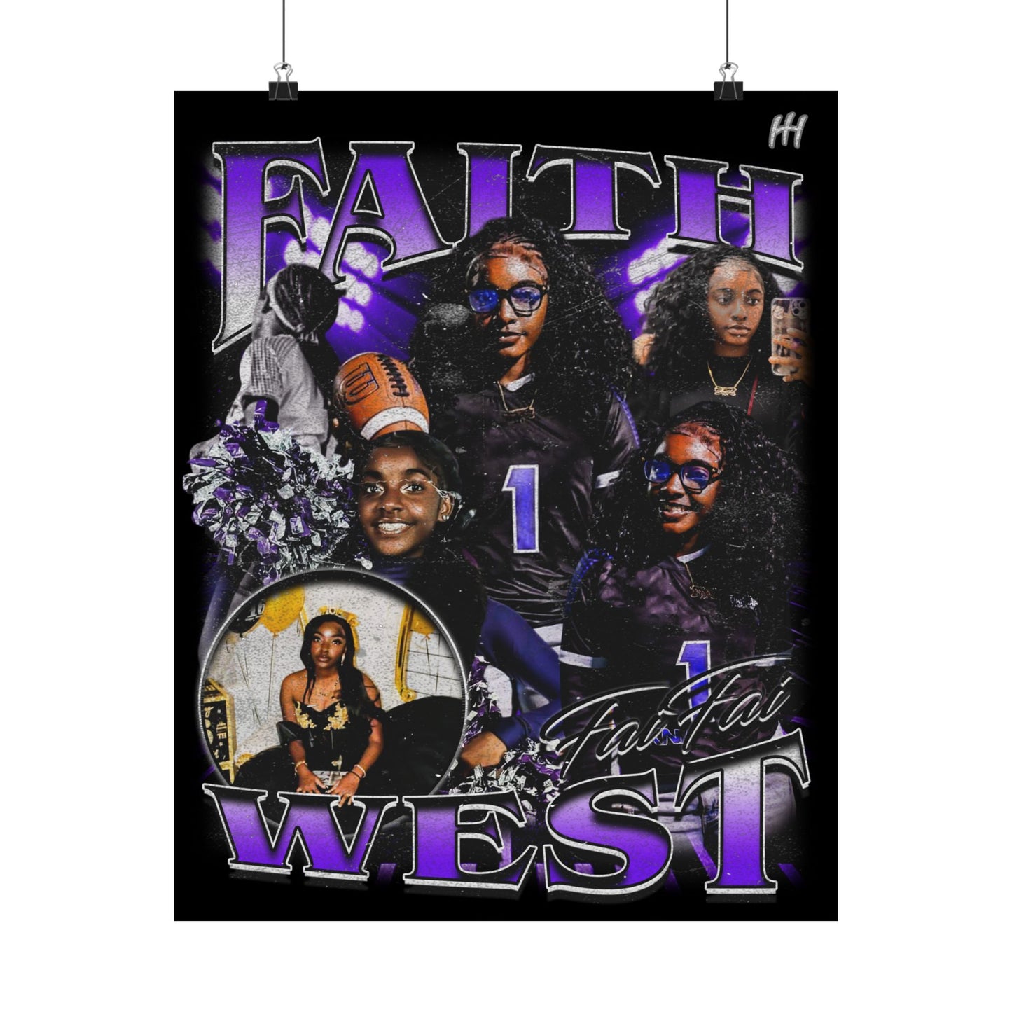 Faith West Poster - 16″ x 20″