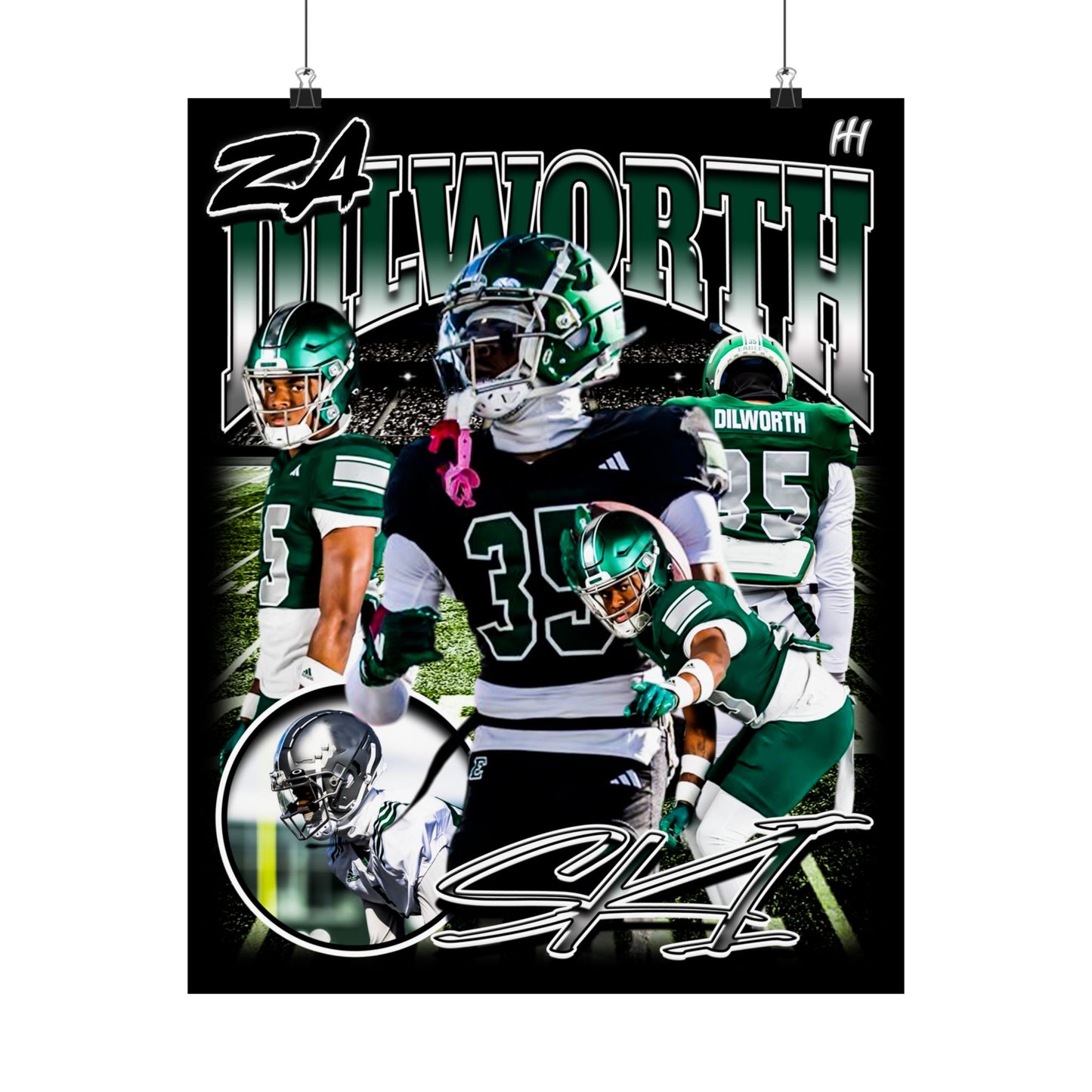 Za Dilworth Poster - 16″ x 20″