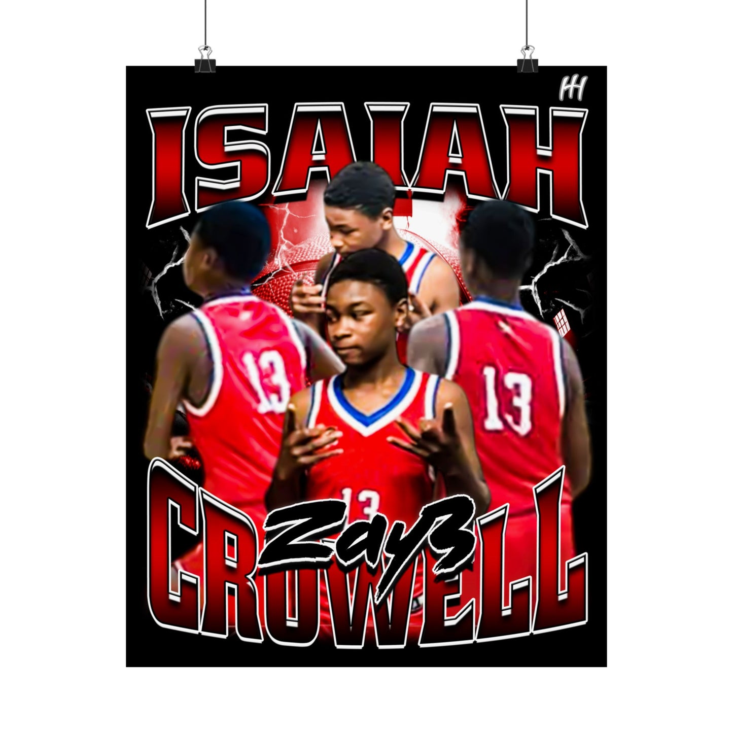 Isaiah Crowell Poster - 16″ x 20″