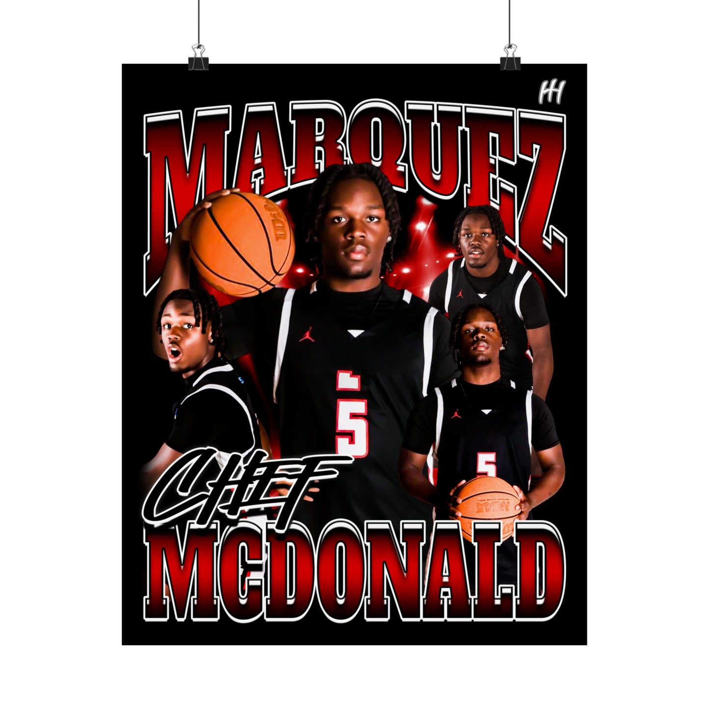 Marquez McDonald Poster - 16″ x 20″