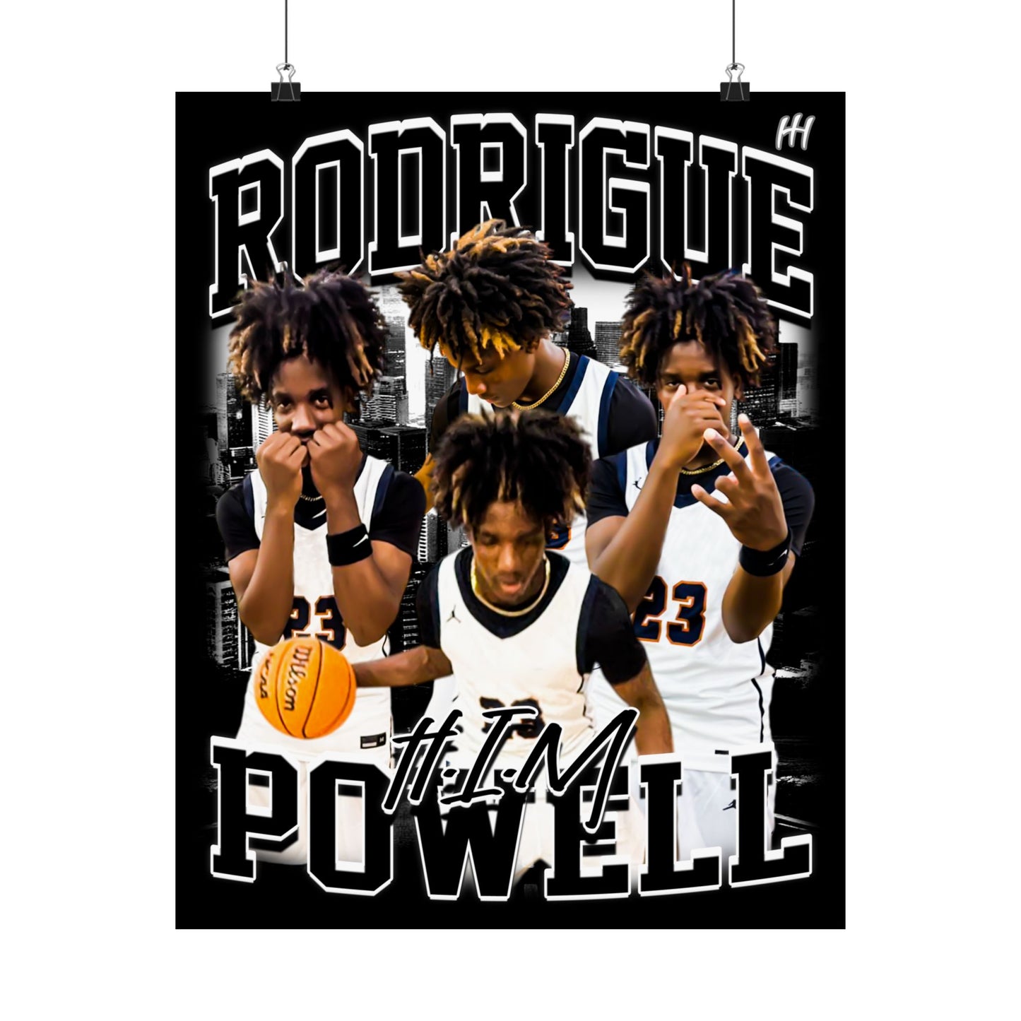 Rodrigue Powell Poster - 16″ x 20″