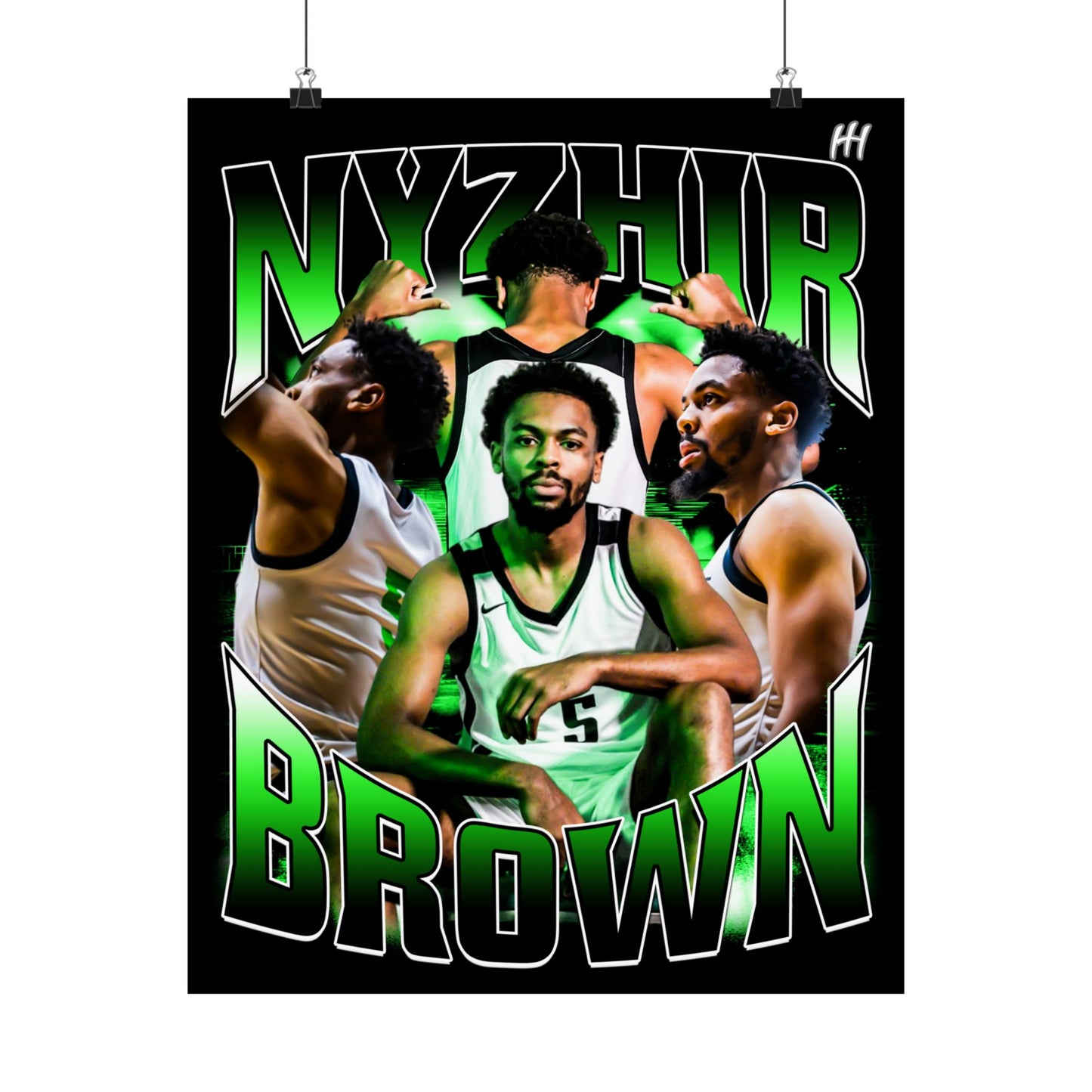 Nyzhir Brown Poster - 16″ x 20″
