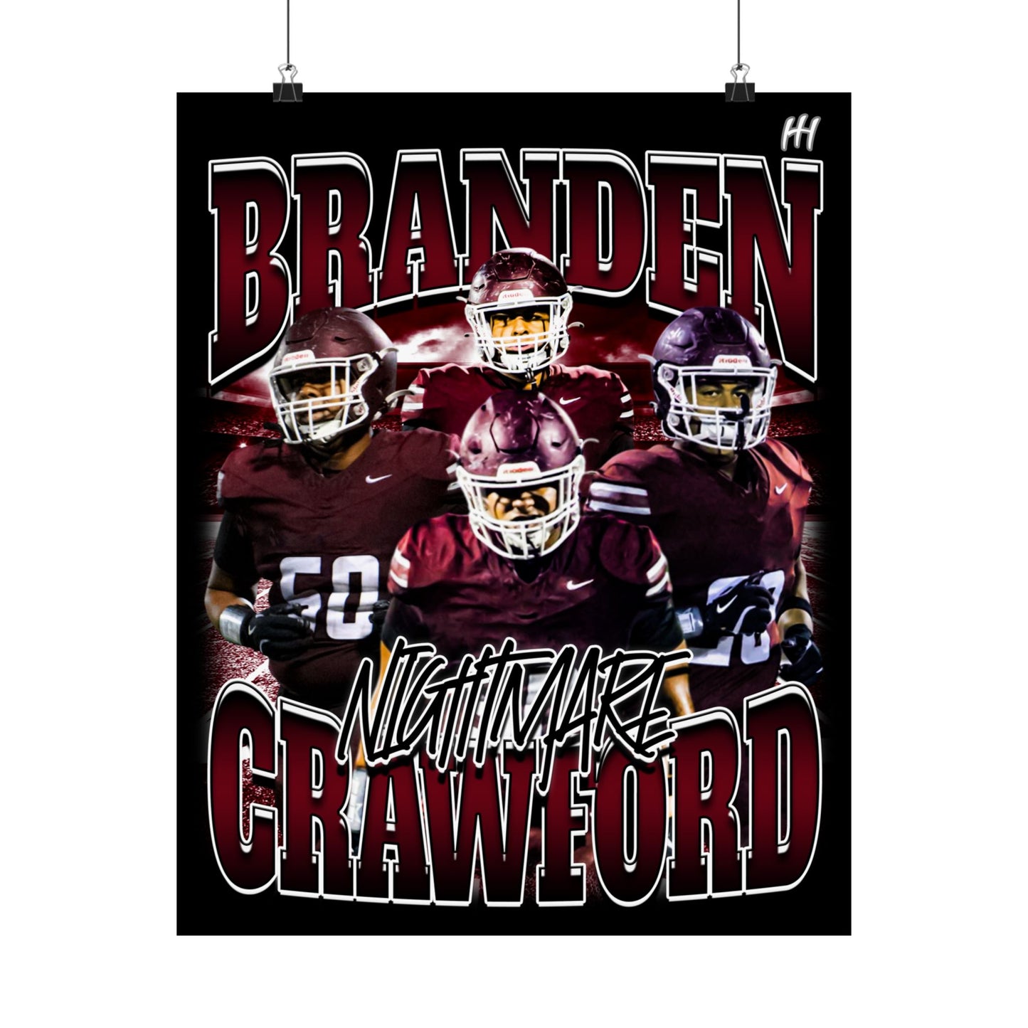Branden Crawford Poster - 16″ x 20″
