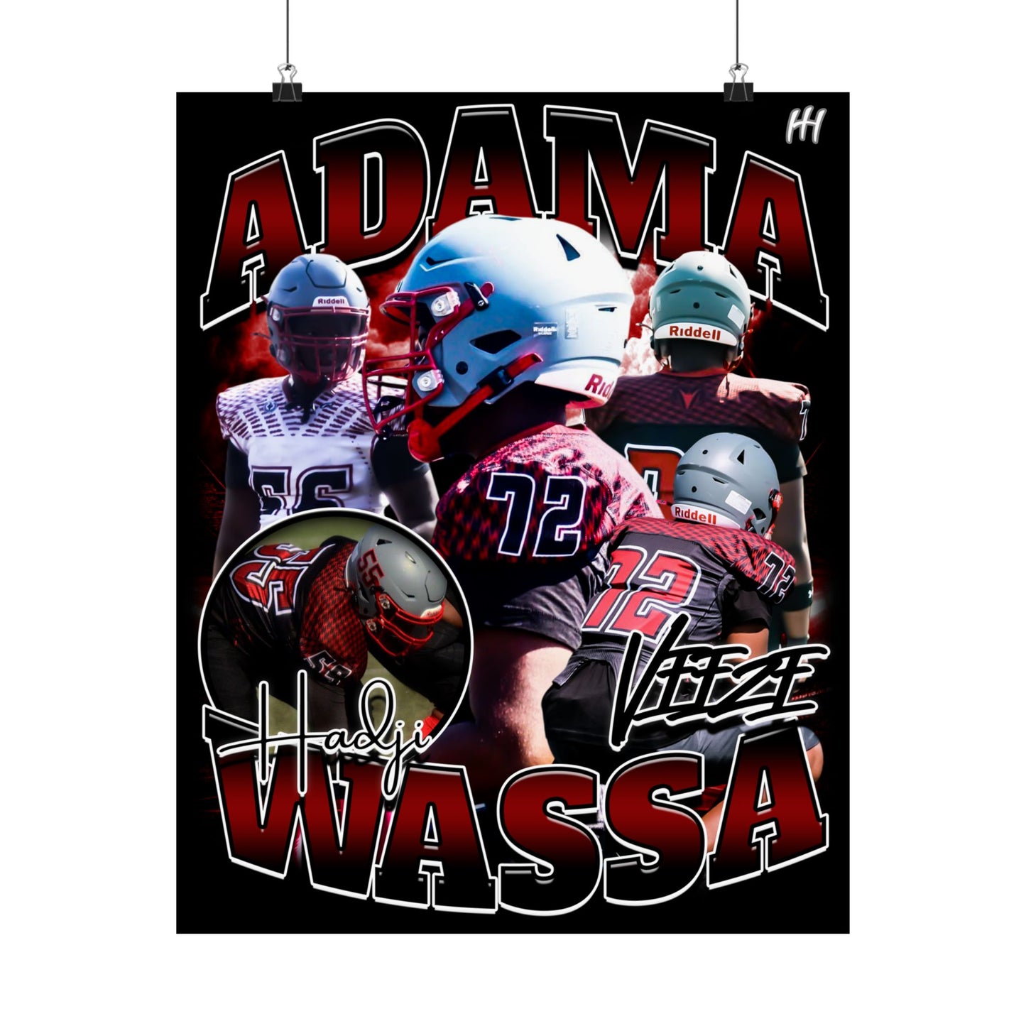 Adama Hadji Wassa Poster - 16″ x 20″
