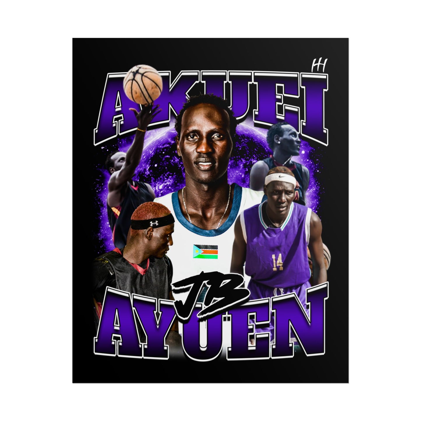 Akuei James Ayuen Poster - 16″ x 20″